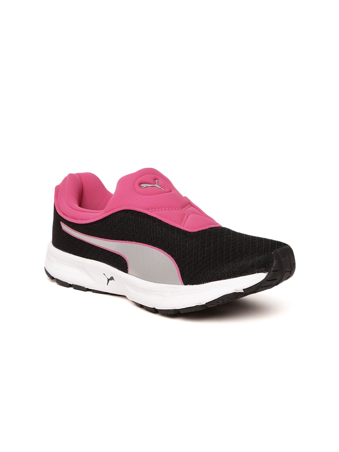 Puma Women Black Pink Burst Slipon Running Shoes