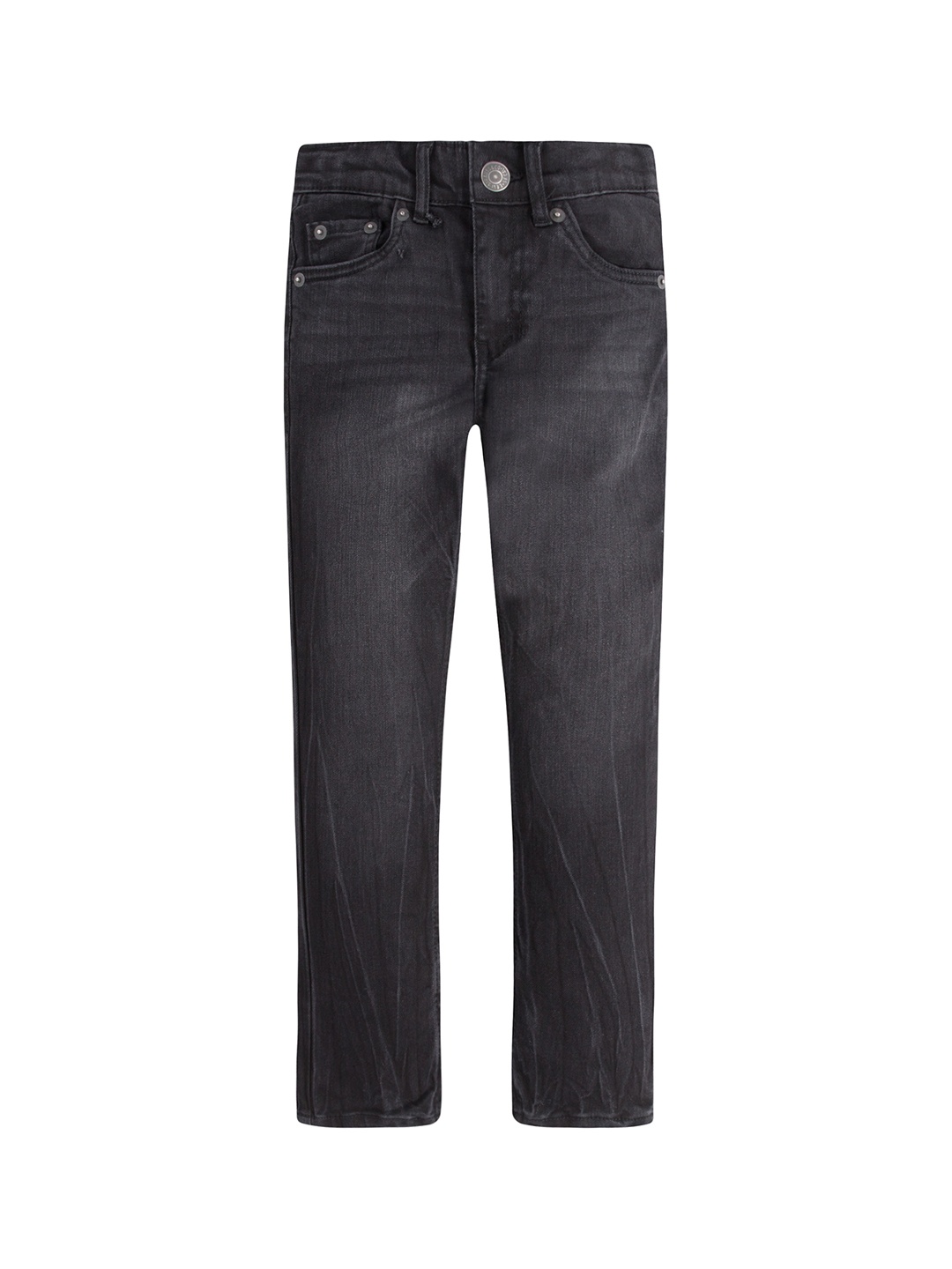 Levis Boys Mid Rise Heavy Fade Whiskers and Chevrons Slim Fit Stretchable Jeans, Black
Levis Boys Mid Rise Heavy Fade Whiskers and Chevrons Slim Fit Stretchable Jeans, Black