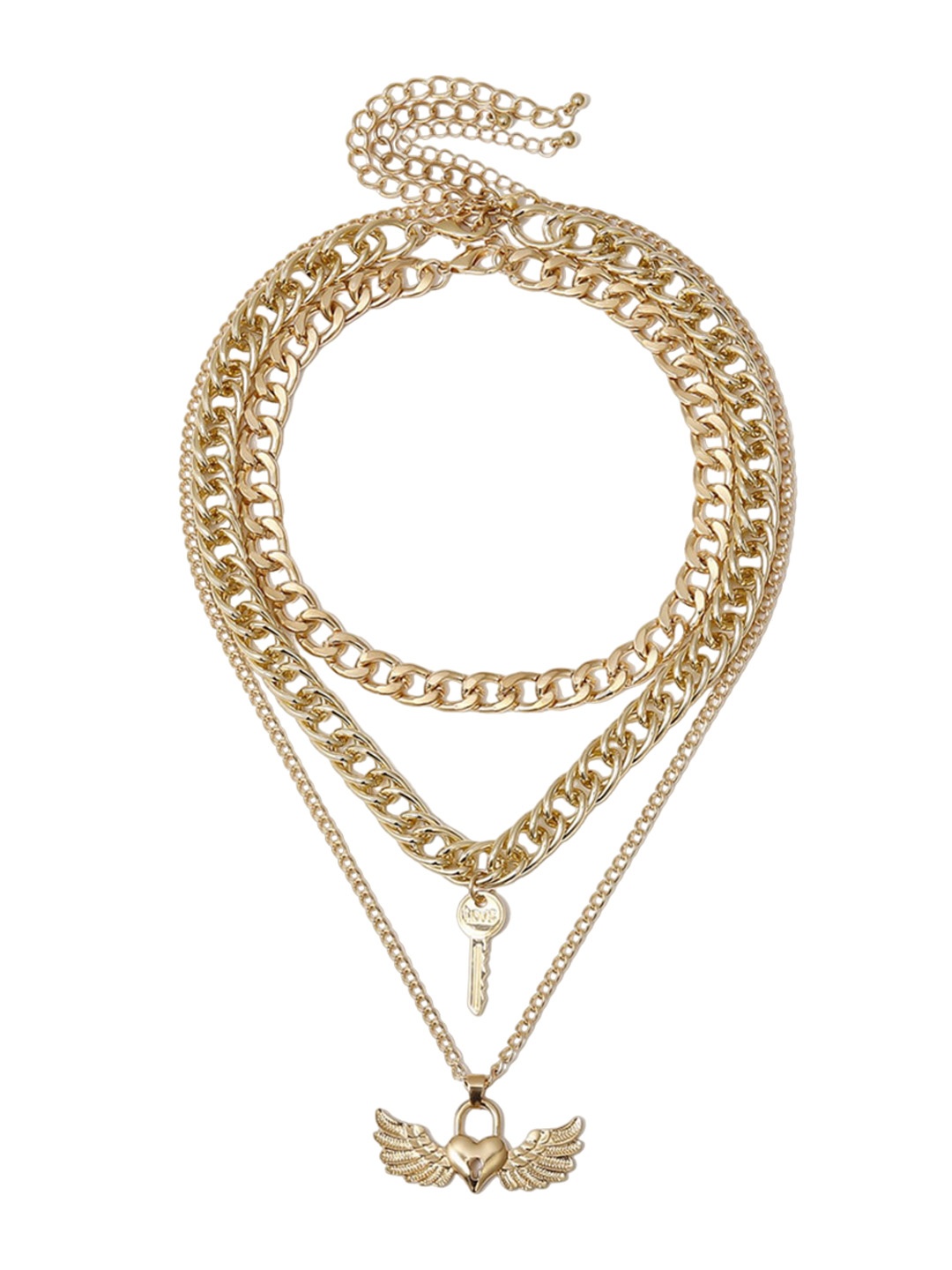 Krelin Gold-Plated Layered Chain