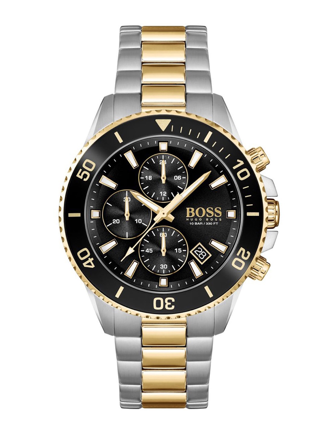 BOSS Men Stainless Steel Bracelet Style Straps Analogue Chronograph Watch 1513908, Black
BOSS Men Stainless Steel Bracelet Style Straps Analogue Chronograph Watch 1513908, Black