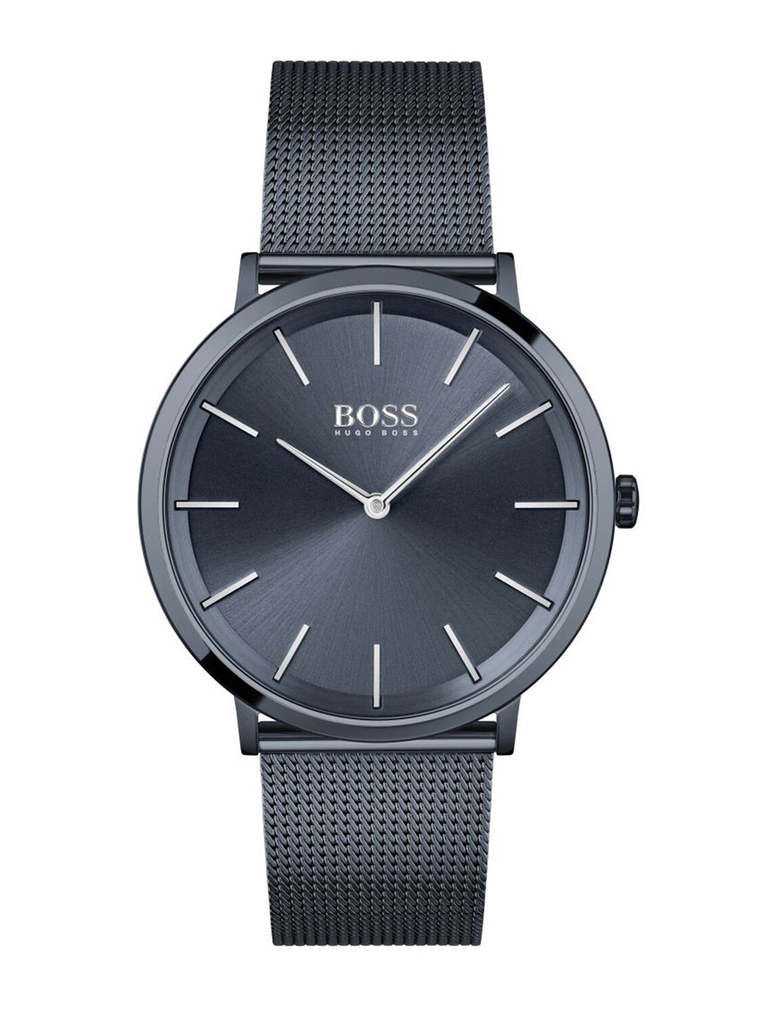 BOSS Men Brass Dial & Stainless Steel Bracelet Style Straps Analogue Watch 1513827, Blue
BOSS Men Brass Dial & Stainless Steel Bracelet Style Straps Analogue Watch 1513827, Blue