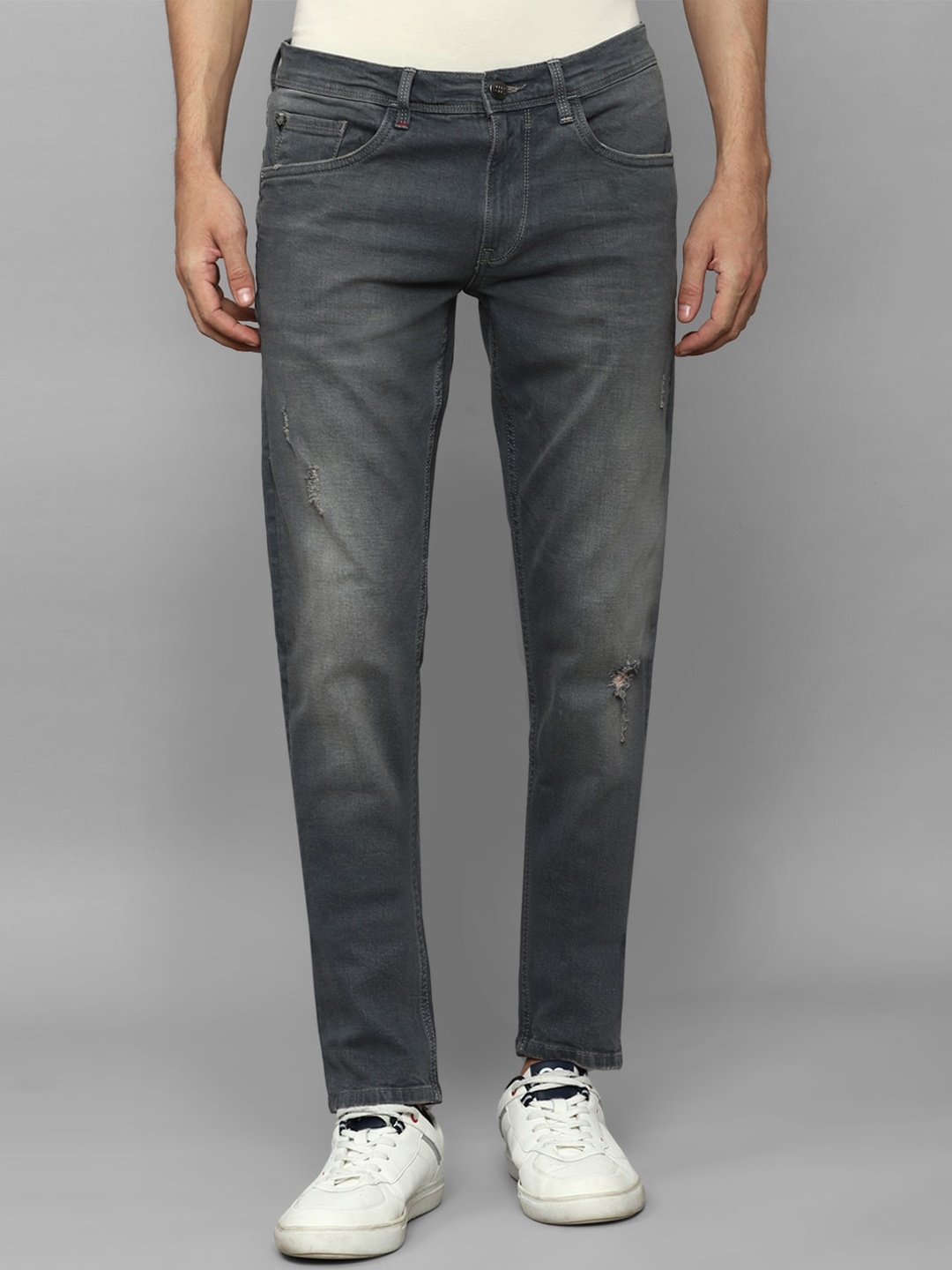 Allen Solly Men Skinny Fit Mid-Rise Light Shade Heavy Fade Low Distress Look Cotton Jeans, Grey
Allen Solly Men Skinny Fit Mid-Rise Light Shade Heavy Fade Low Distress Look Cotton Jeans, Grey