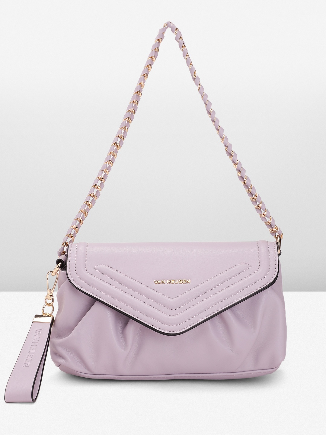 Van Heusen Structured Shoulder Bag, Violet
