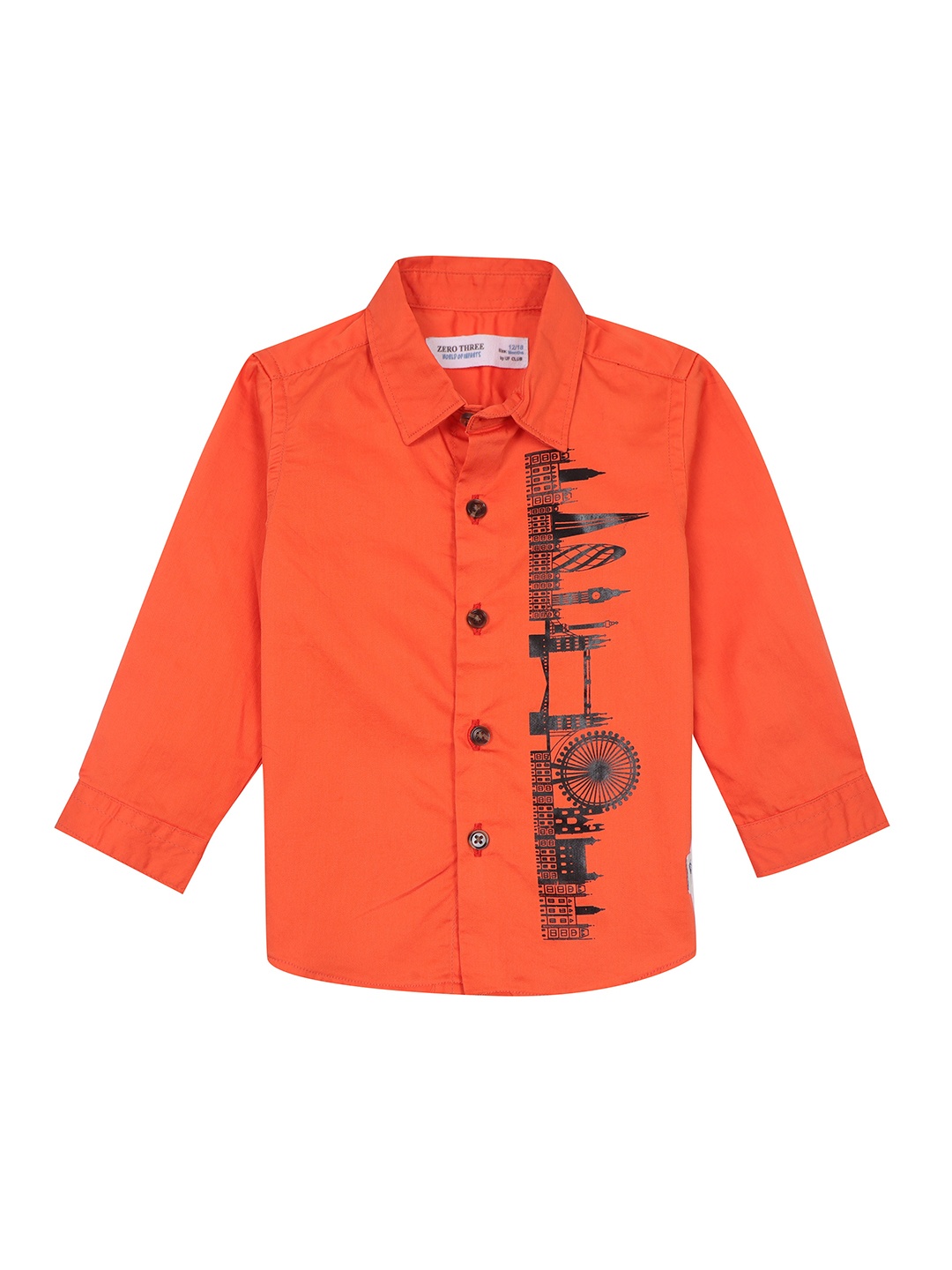 ZERO THREE Comfort Boys Graphic Printed Spread Collar Regular Fit Cotton Casual Shirt, Orange
ZERO THREE Comfort Boys Graphic Printed Spread Collar Regular Fit Cotton Casual Shirt, Orange