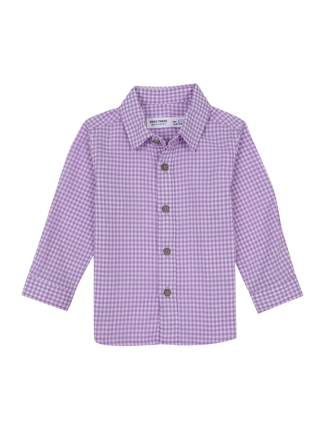 ZERO THREE Comfort Boys Gingham Checked Printed Regular Fit Cotton Casual Shirt, Purple
ZERO THREE Comfort Boys Gingham Checked Printed Regular Fit Cotton Casual Shirt, Purple