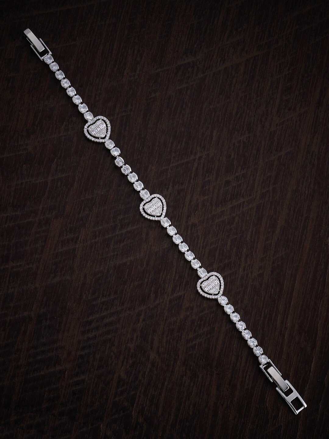 Kushal's Fashion Jewellery Women Rhodium-Plated Cubic Zirconia Wraparound Bracelet, Silver
Kushal's Fashion Jewellery Women Rhodium-Plated Cubic Zirconia Wraparound Bracelet, Silver