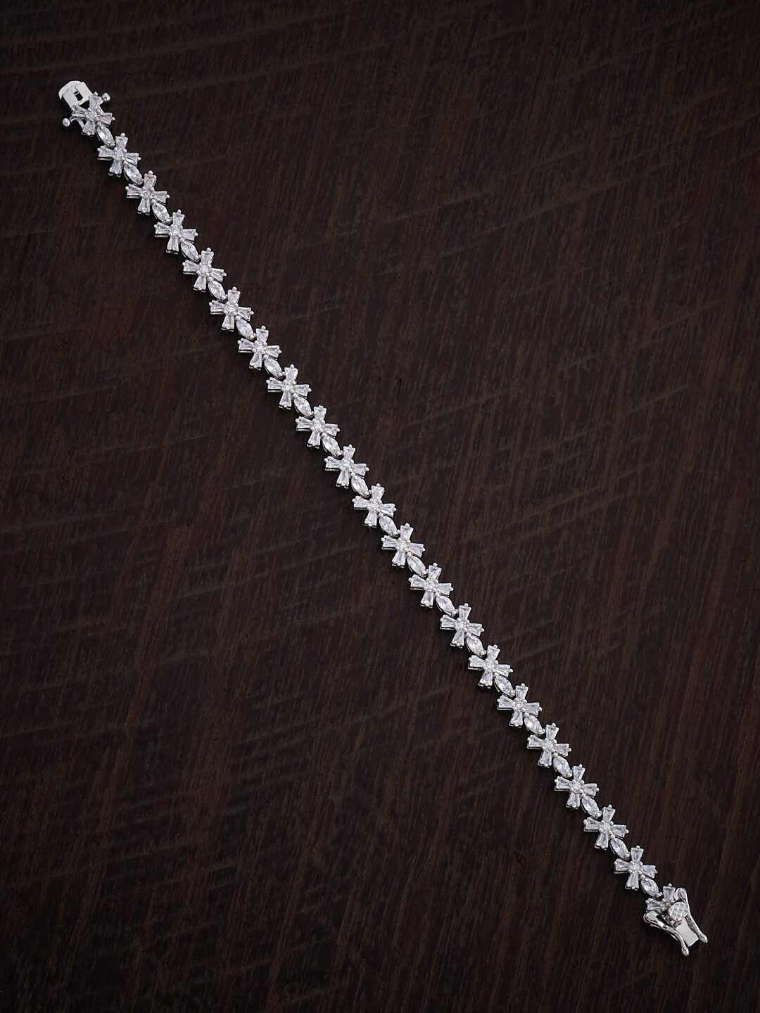 Kushal's Fashion Jewellery Rhodium-Plated Cubic Zirconia Wraparound Bracelet, Silver
Kushal's Fashion Jewellery Rhodium-Plated Cubic Zirconia Wraparound Bracelet, Silver