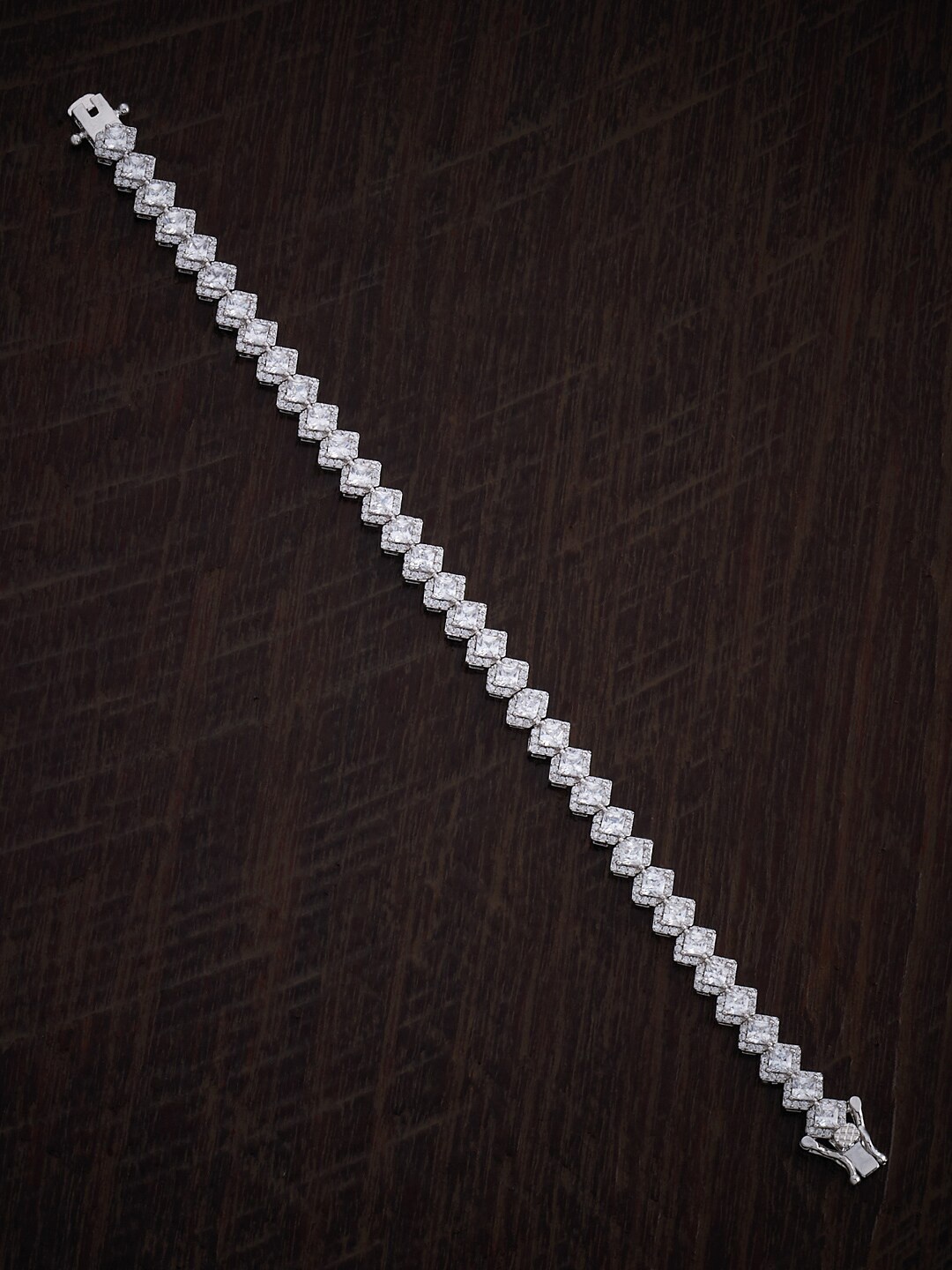 Kushal's Fashion Jewellery Cubic Zirconia Rhodium-Plated Wraparound Bracelet, Silver
Kushal's Fashion Jewellery Cubic Zirconia Rhodium-Plated Wraparound Bracelet, Silver