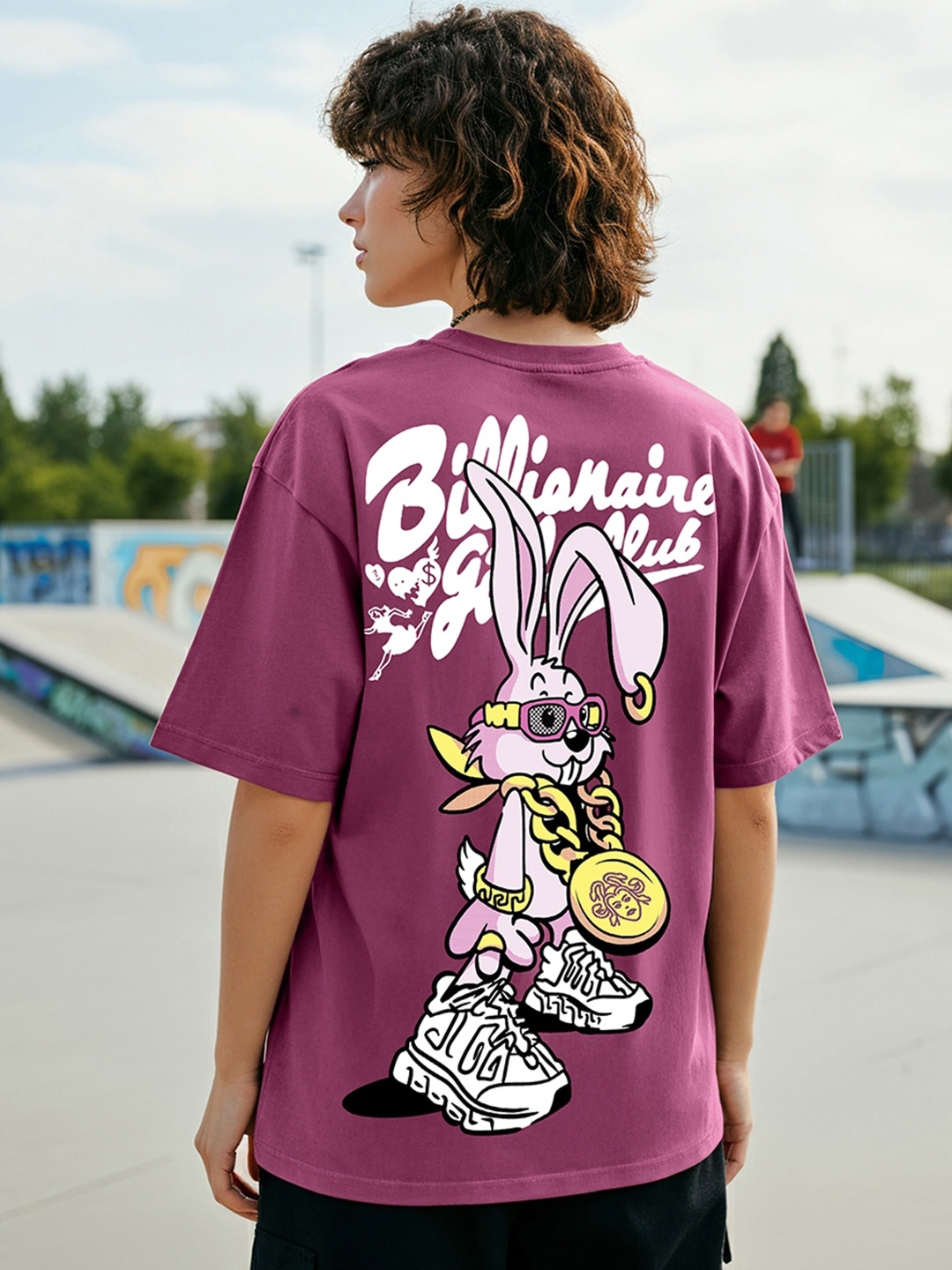 Bewakoof Graphic Printed Drop-Shoulder Sleeves Oversized Pure Cotton T-shirt, Purple
Bewakoof Graphic Printed Drop-Shoulder Sleeves Oversized Pure Cotton T-shirt, Purple