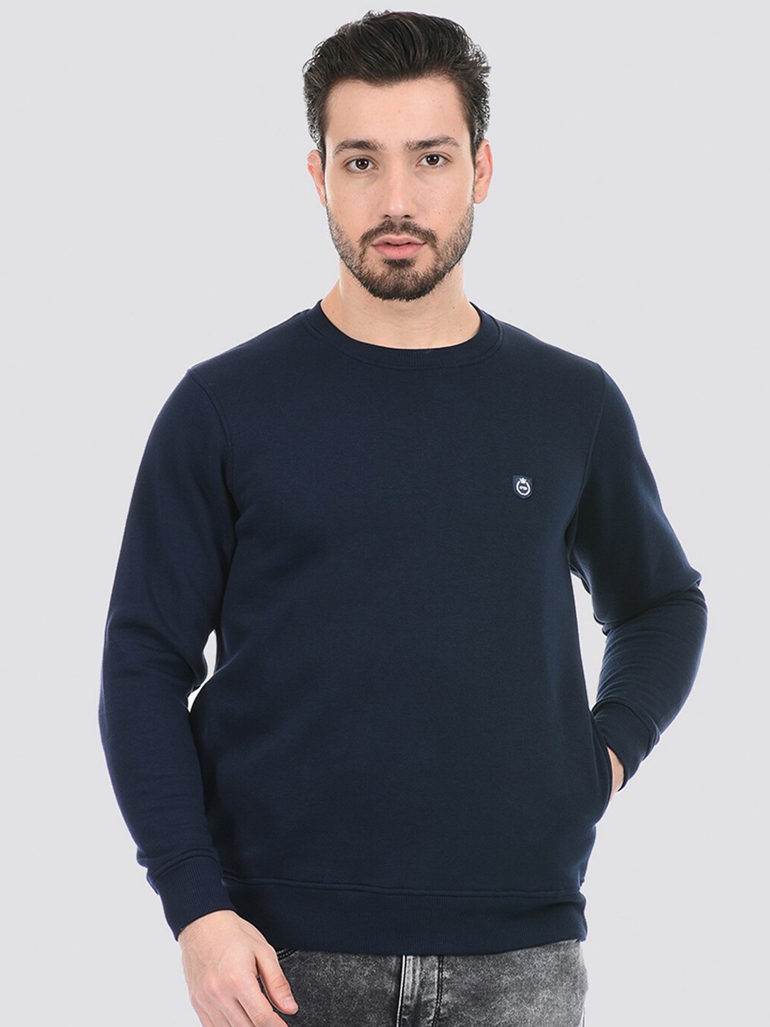 Cloak & Decker by Monte Carlo Graphic Printed Cotton Pullover Sweatshirt Sweatshirt, Navy blue
Cloak & Decker by Monte Carlo Graphic Printed Cotton Pullover Sweatshirt Sweatshirt, Navy blue