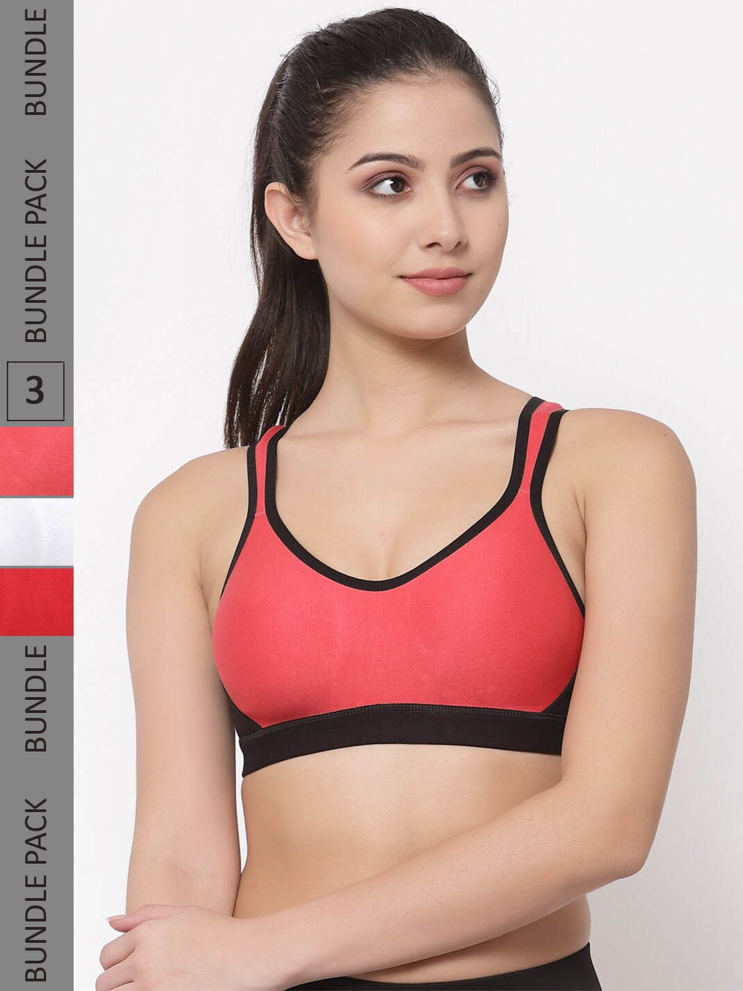 College Girl Pack Of 3 Full Coverage Seamless Racerback T-Shirt Bra With Side Shaper, White
College Girl Pack Of 3 Full Coverage Seamless Racerback T-Shirt Bra With Side Shaper, White
