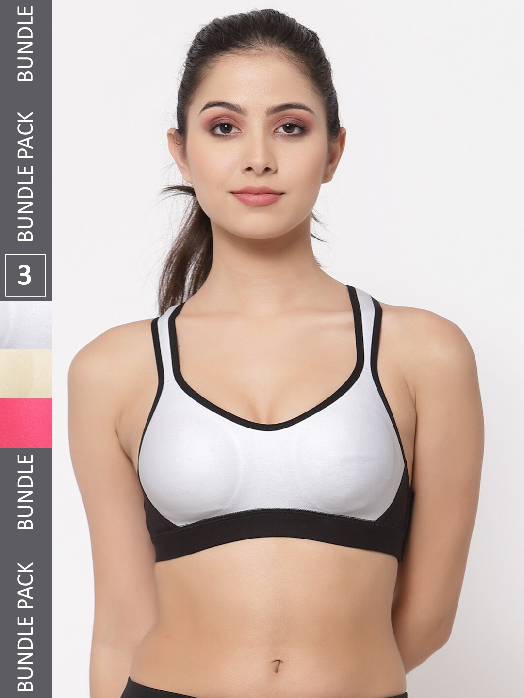 College Girl Pack Of 3 Full Coverage Seamless Racerback T-Shirt Bra With Side Shaper, Beige
College Girl Pack Of 3 Full Coverage Seamless Racerback T-Shirt Bra With Side Shaper, Beige
