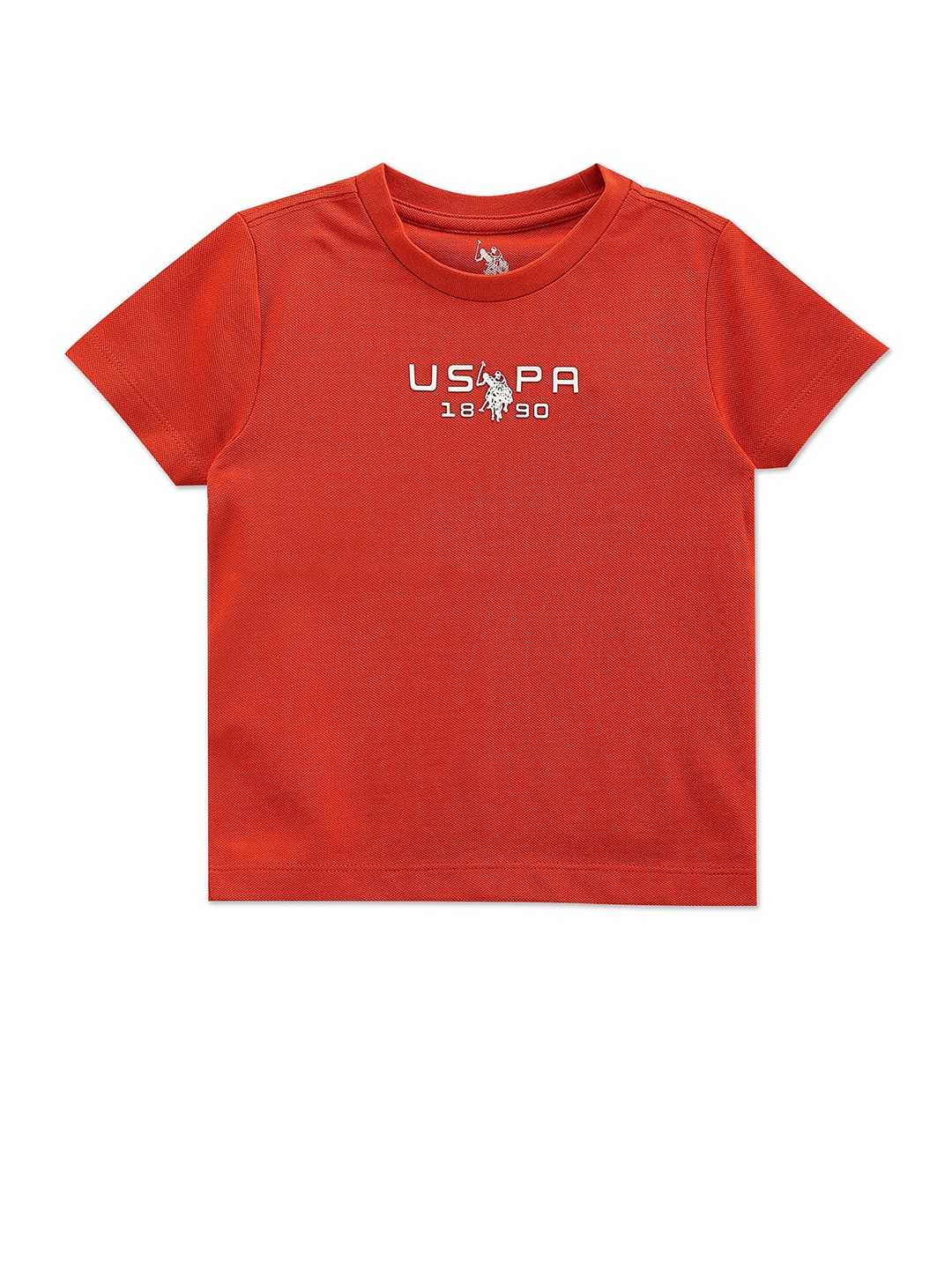 U.S. Polo Assn. Kids Boys Typography Printed Round Neck Cotton Regular T-shirt, Orange
U.S. Polo Assn. Kids Boys Typography Printed Round Neck Cotton Regular T-shirt, Orange