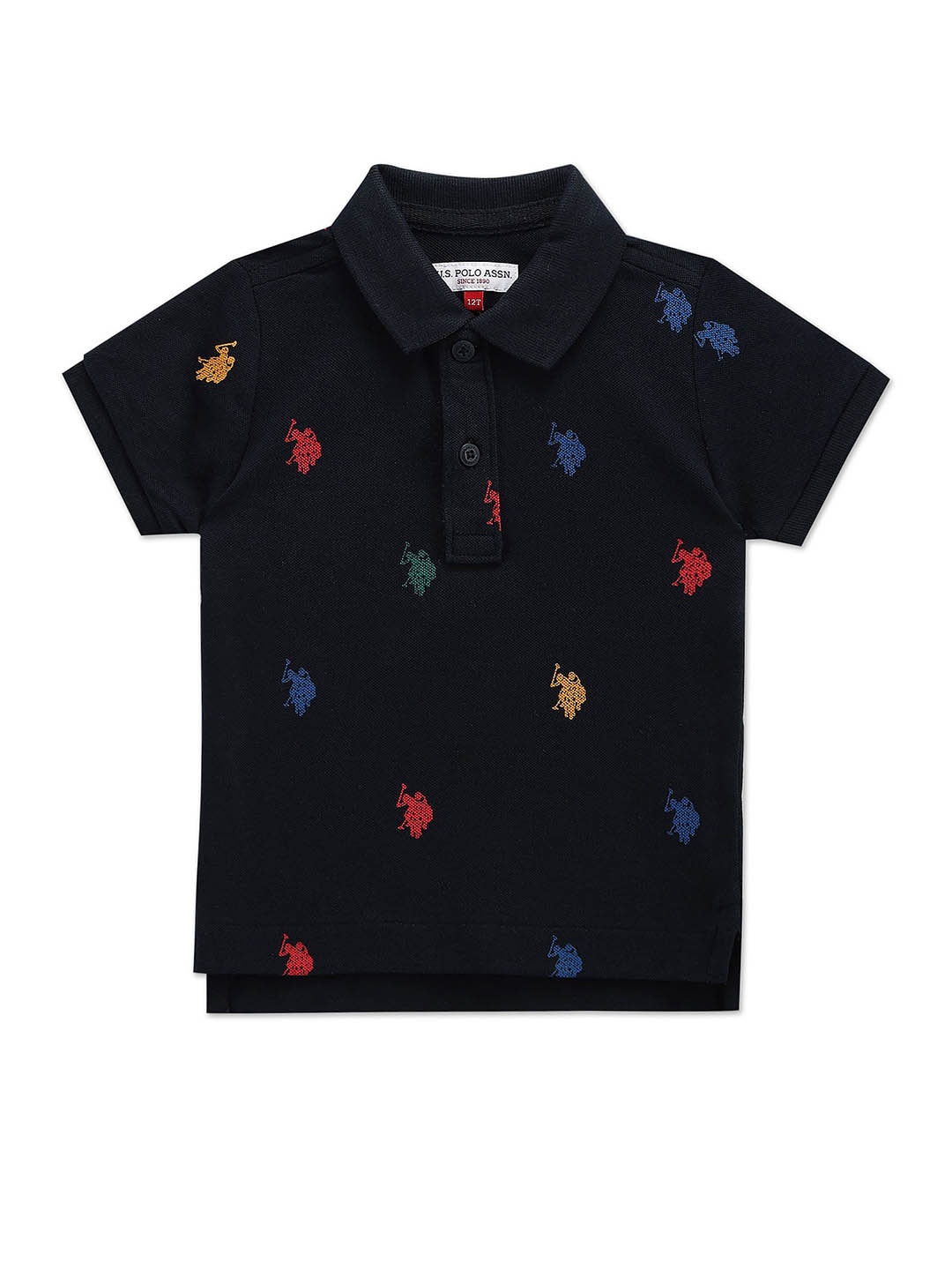 U.S. Polo Assn. Kids Boys Conversational Printed Polo Collar Pure Cotton T-shirt, Navy blue
U.S. Polo Assn. Kids Boys Conversational Printed Polo Collar Pure Cotton T-shirt, Navy blue
