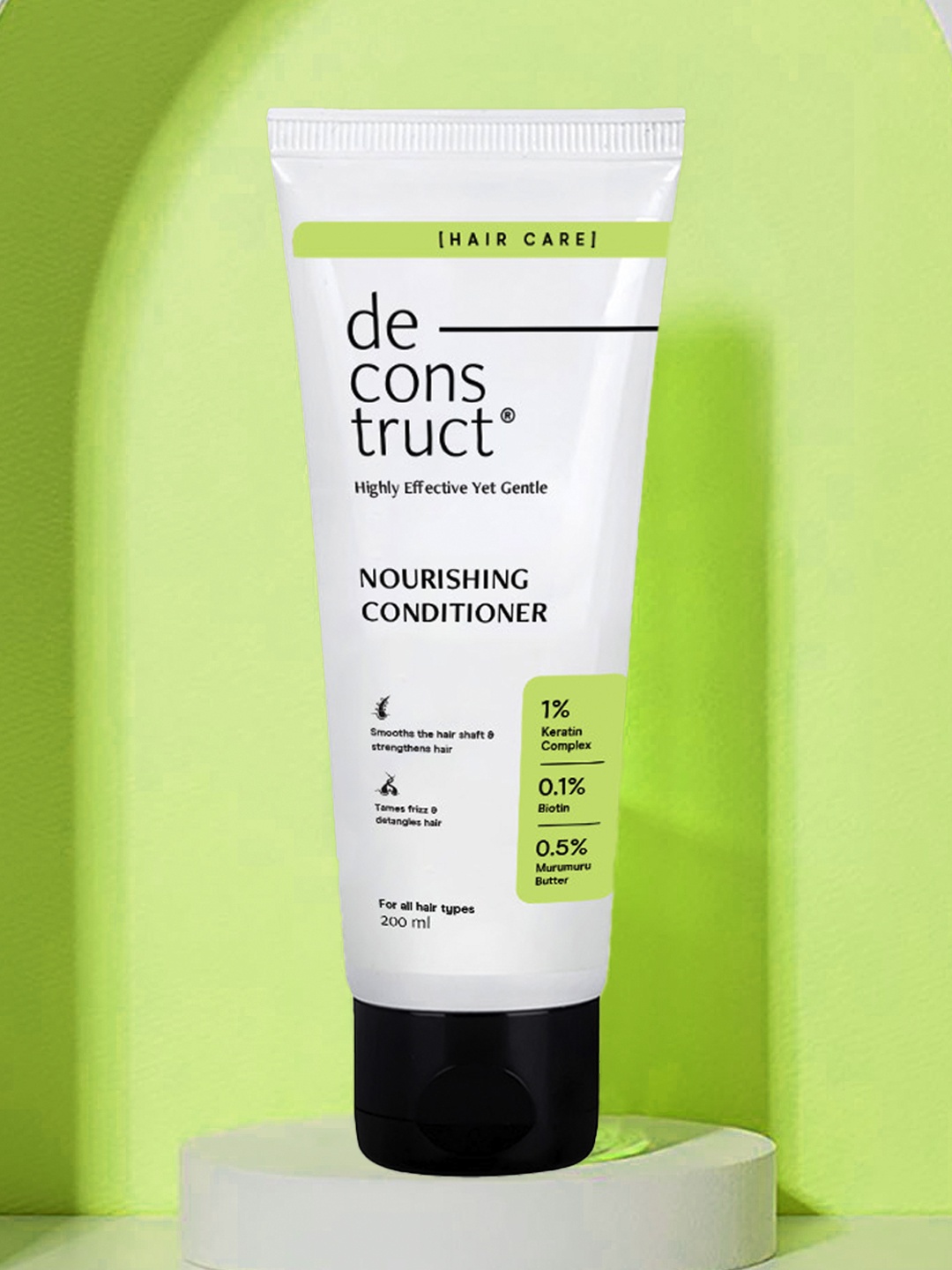 deconstruct 1% Keratin + 0.1% Biotin+ 0.5% Murumuru Butter Nourishing Conditioner - 200 ml, Green
deconstruct 1% Keratin + 0.1% Biotin+ 0.5% Murumuru Butter Nourishing Conditioner - 200 ml, Green