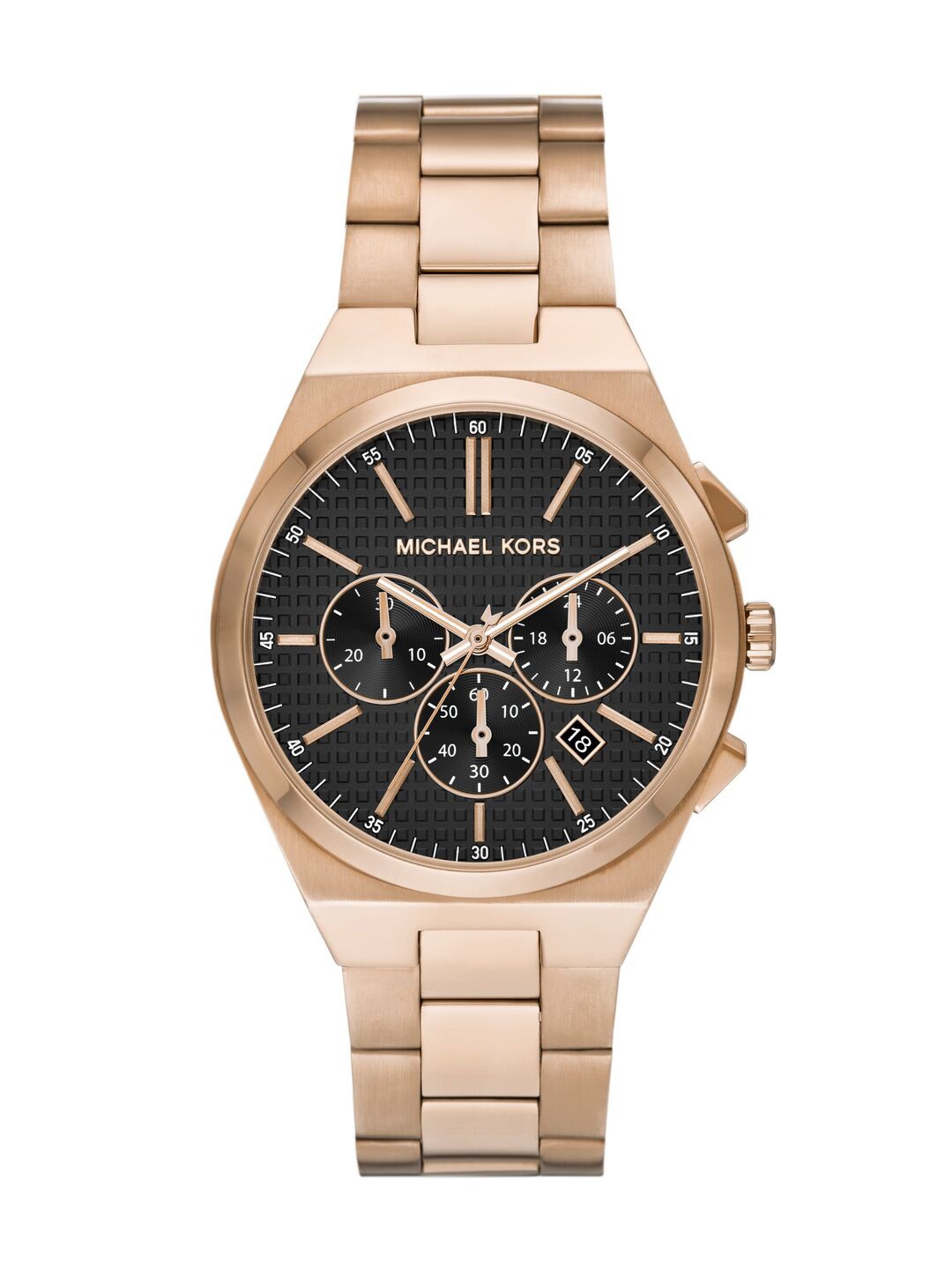 Michael Kors Men Stainless Steel Bracelet Style Analogue Multi Function Watch MK9119, Black
Michael Kors Men Stainless Steel Bracelet Style Analogue Multi Function Watch MK9119, Black