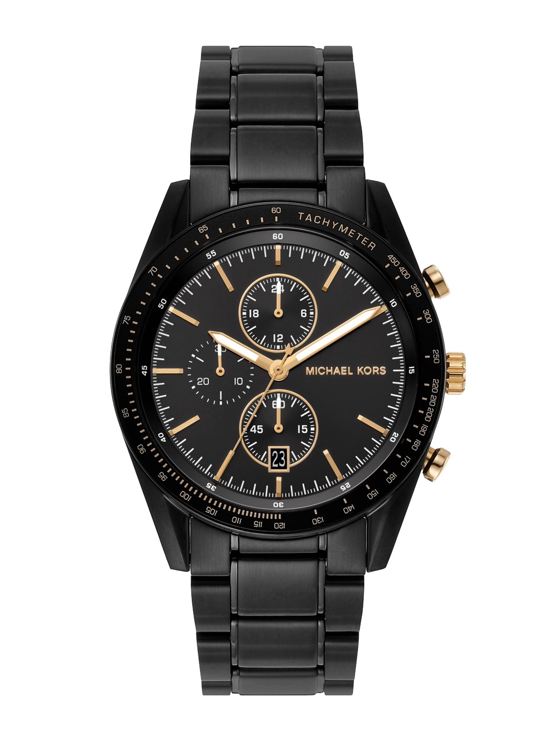 Michael Kors Men Stainless Steel Bracelet Style Straps Analogue Watch MK9113, Black
Michael Kors Men Stainless Steel Bracelet Style Straps Analogue Watch MK9113, Black