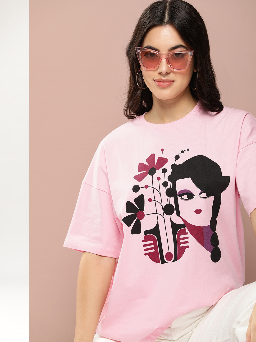 Stormborn Graphic Printed Drop-Shoulder Sleeves Casual Pure Cotton Oversized T-shirt, Pink
Stormborn Graphic Printed Drop-Shoulder Sleeves Casual Pure Cotton Oversized T-shirt, Pink