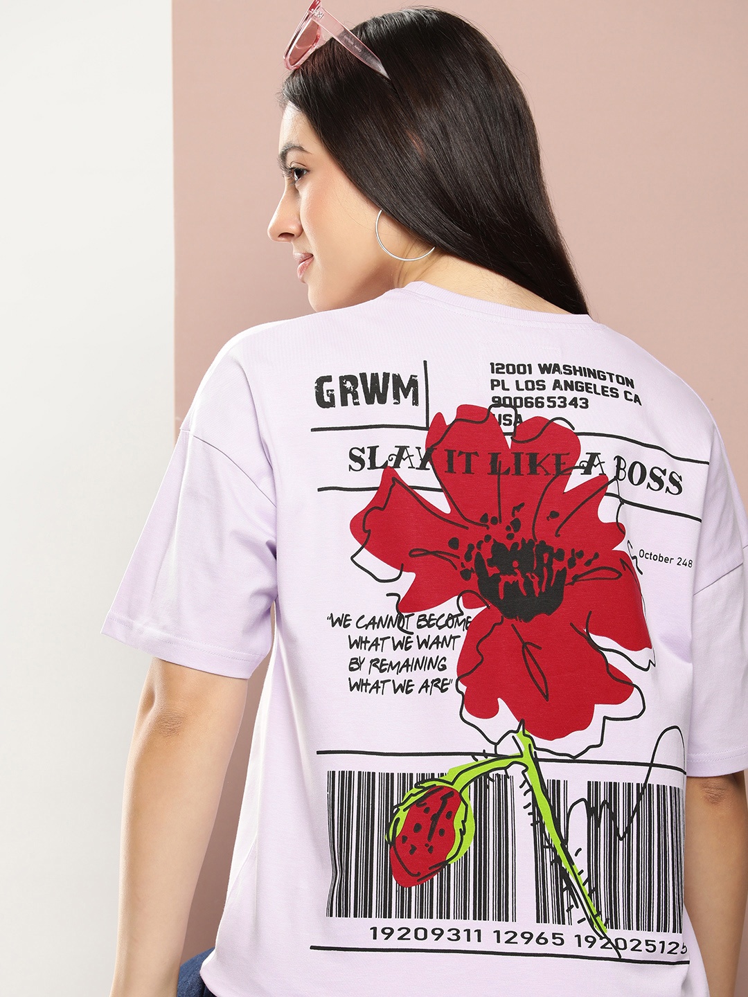 Stormborn Graphic Printed Drop-Shoulder Sleeves Casual Pure Cotton Oversized T-shirt, Lavender
Stormborn Graphic Printed Drop-Shoulder Sleeves Casual Pure Cotton Oversized T-shirt, Lavender