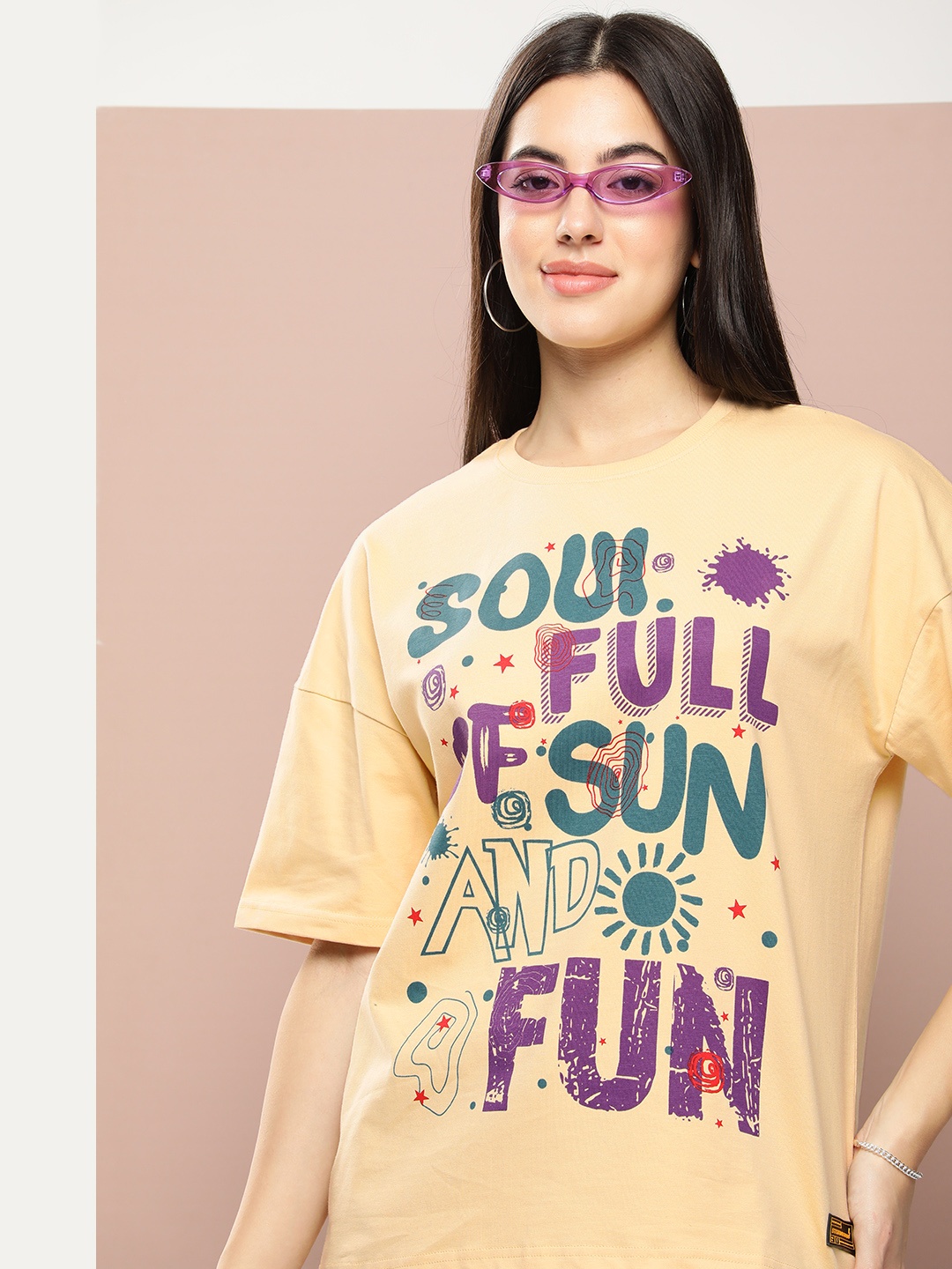 Stormborn Typography Printed Drop-Shoulder Sleeves Casual Pure Cotton Oversized T-shirt, Beige
Stormborn Typography Printed Drop-Shoulder Sleeves Casual Pure Cotton Oversized T-shirt, Beige