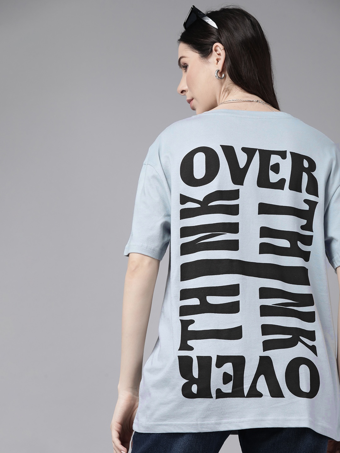 Roadster Women Typography Printed Drop-Shoulder Sleeves Pure Cotton T-shirt, Turquoise blue
Roadster Women Typography Printed Drop-Shoulder Sleeves Pure Cotton T-shirt, Turquoise blue