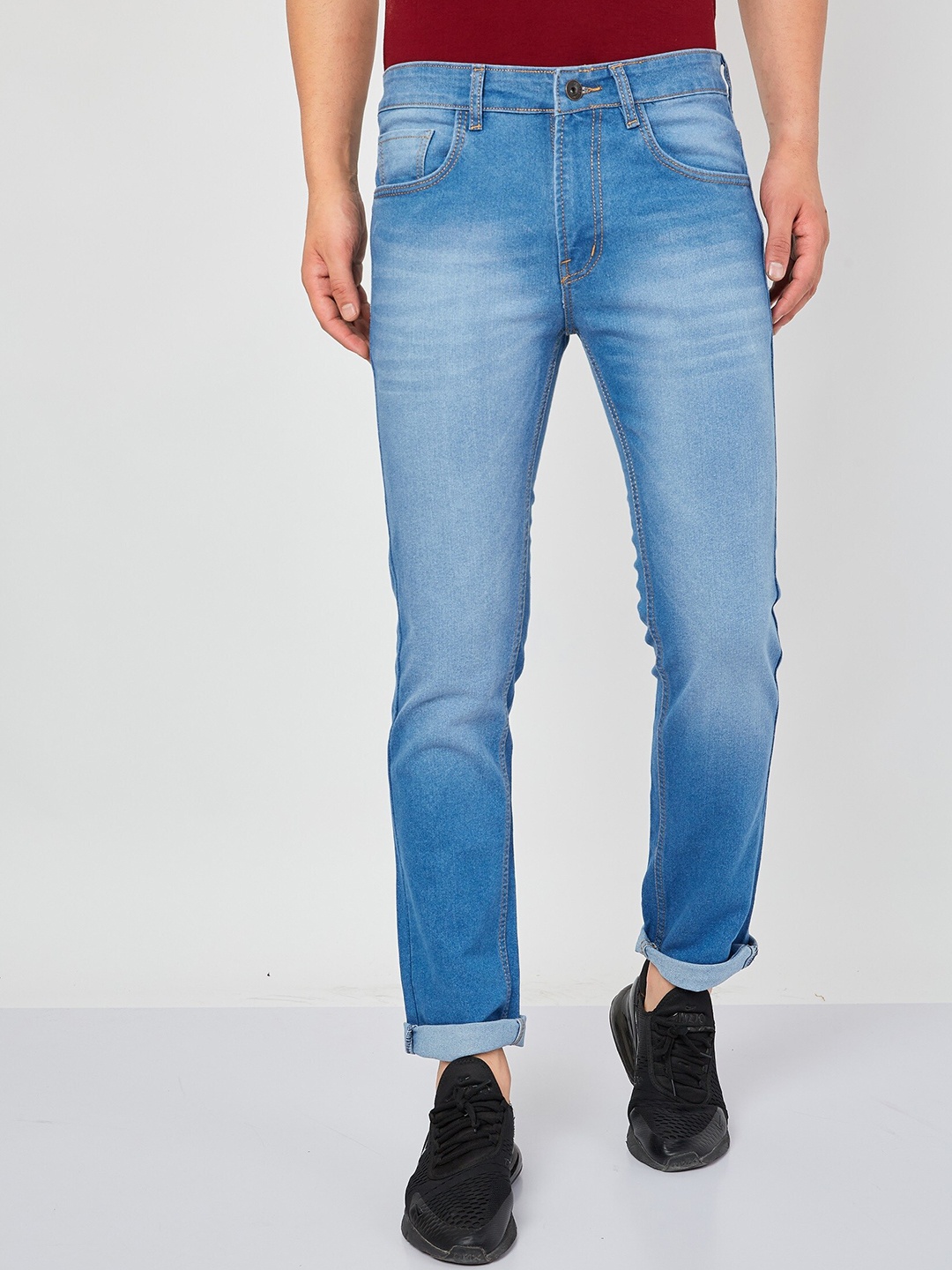 Ben Martin Men Ben Slim Fit Light Mid-Rise shade Heavy Fade Clean Look Stretchable Jeans, Blue
Ben Martin Men Ben Slim Fit Light Mid-Rise shade Heavy Fade Clean Look Stretchable Jeans, Blue