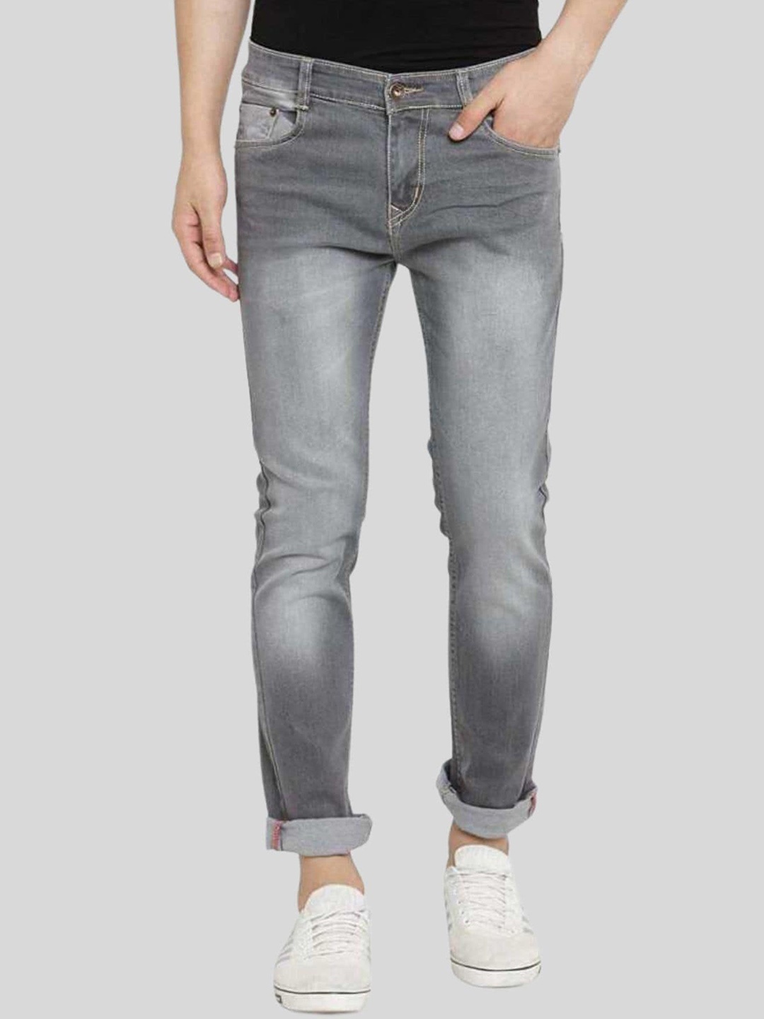 Ben Martin Men Ben Slim Fit Mid-Rise Light Shade Heavy Fade Clean Look Stretchable Jeans, Grey
Ben Martin Men Ben Slim Fit Mid-Rise Light Shade Heavy Fade Clean Look Stretchable Jeans, Grey