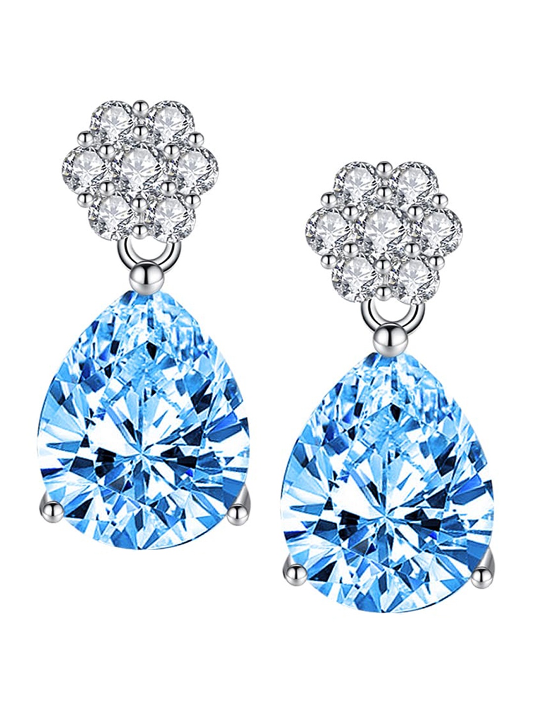 Designs & You Silver-Plated Cubic Zirconia Studded Teardrop Shaped Drop Earrings
Designs & You Silver-Plated Cubic Zirconia Studded Teardrop Shaped Drop Earrings