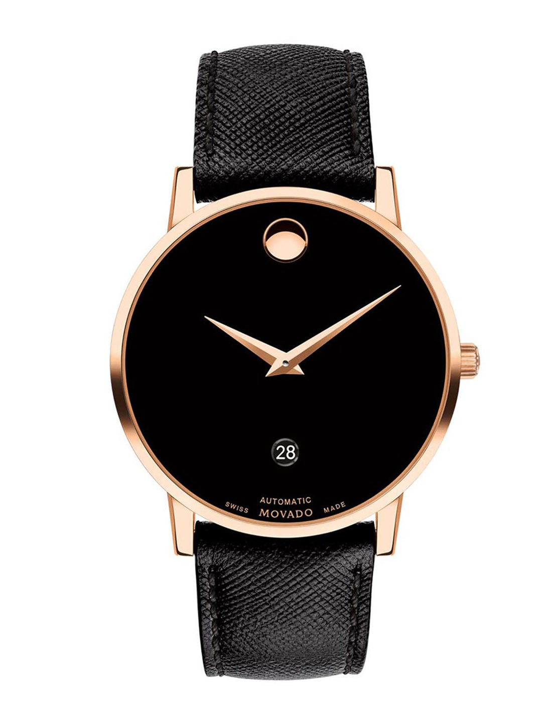 MOVADO Men Round Scratch Resistance Analogue Automatic Motion Powered Watch 0607474, Black
MOVADO Men Round Scratch Resistance Analogue Automatic Motion Powered Watch 0607474, Black