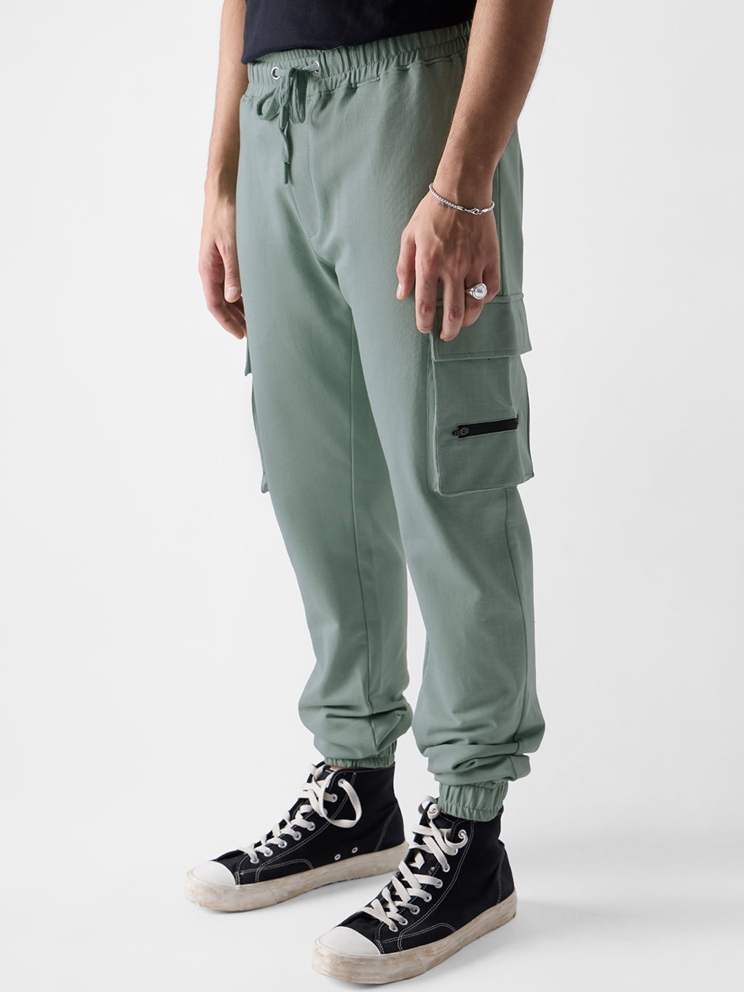 The Souled Store Men Mid-Rise Pure Cotton Joggers, Green
The Souled Store Men Mid-Rise Pure Cotton Joggers, Green