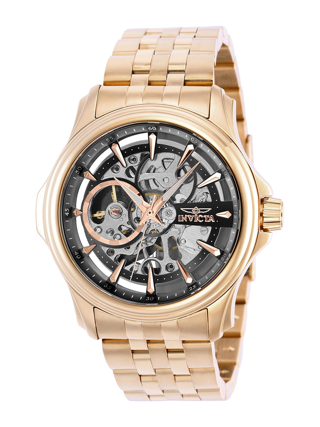 Invicta Men Textured Dial And Stainless Steel Straps Analogue Automatic Motion Watch 37947, Black
Invicta Men Textured Dial And Stainless Steel Straps Analogue Automatic Motion Watch 37947, Black