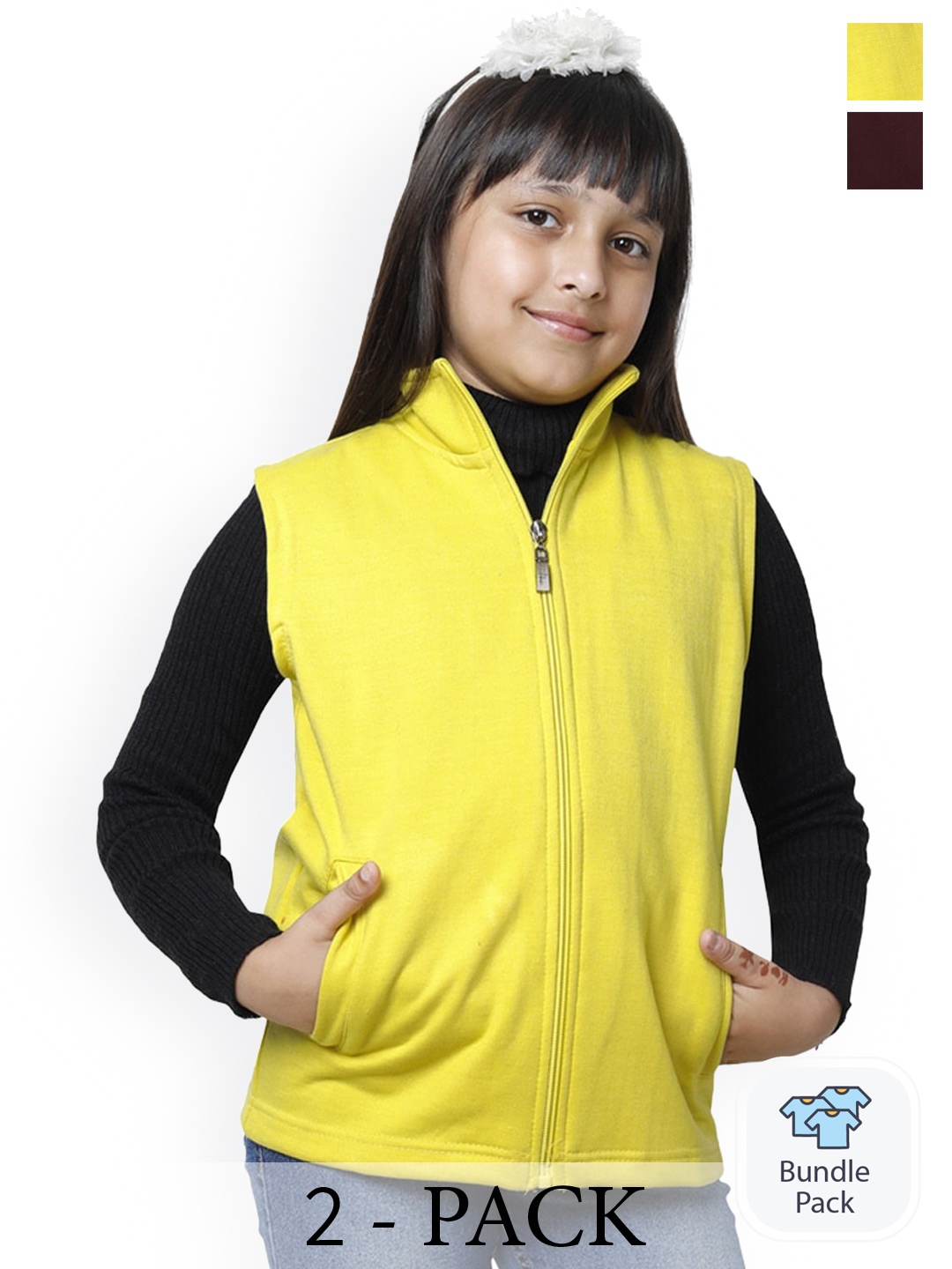 BAESD Girls Pack of 2 Fleece Lightweight Crop Bomber with Patchwork Jacket, Multi
BAESD Girls Pack of 2 Fleece Lightweight Crop Bomber with Patchwork Jacket, Multi
