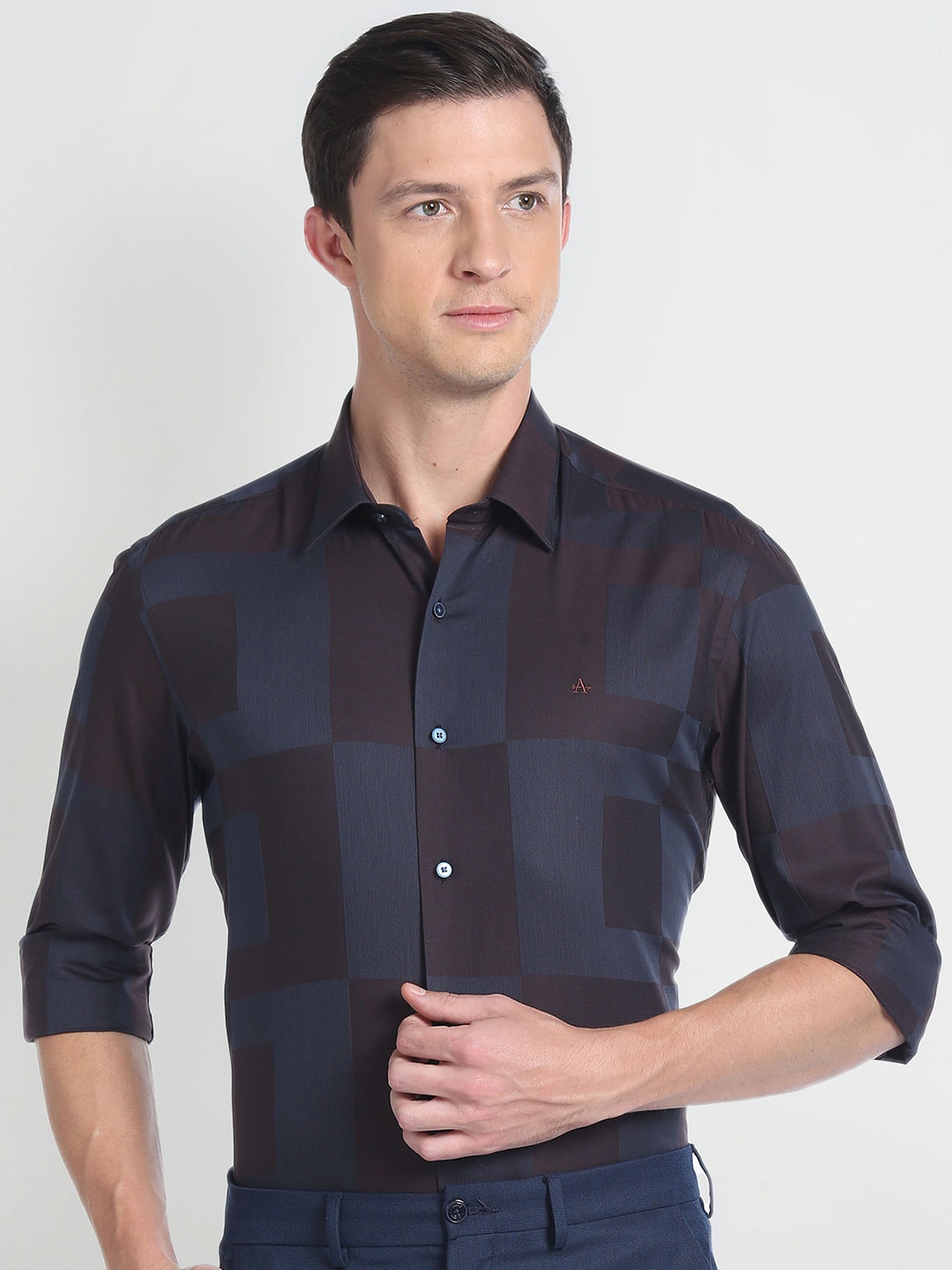 Arrow New York Slim Fit Geometric Printed Spread Collar Pure Cotton Formal Shirt, Brown
Arrow New York Slim Fit Geometric Printed Spread Collar Pure Cotton Formal Shirt, Brown