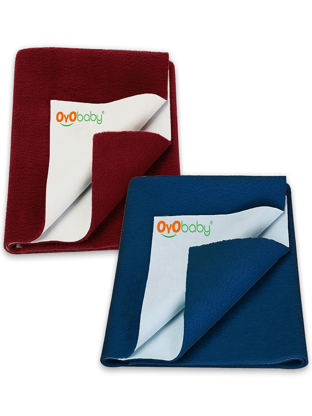 OyO Baby Pack of 2 Sea Blue & Maroon Waterproof Dry sheet Polycotton Mattress Protector
OyO Baby Pack of 2 Sea Blue & Maroon Waterproof Dry sheet Polycotton Mattress Protector