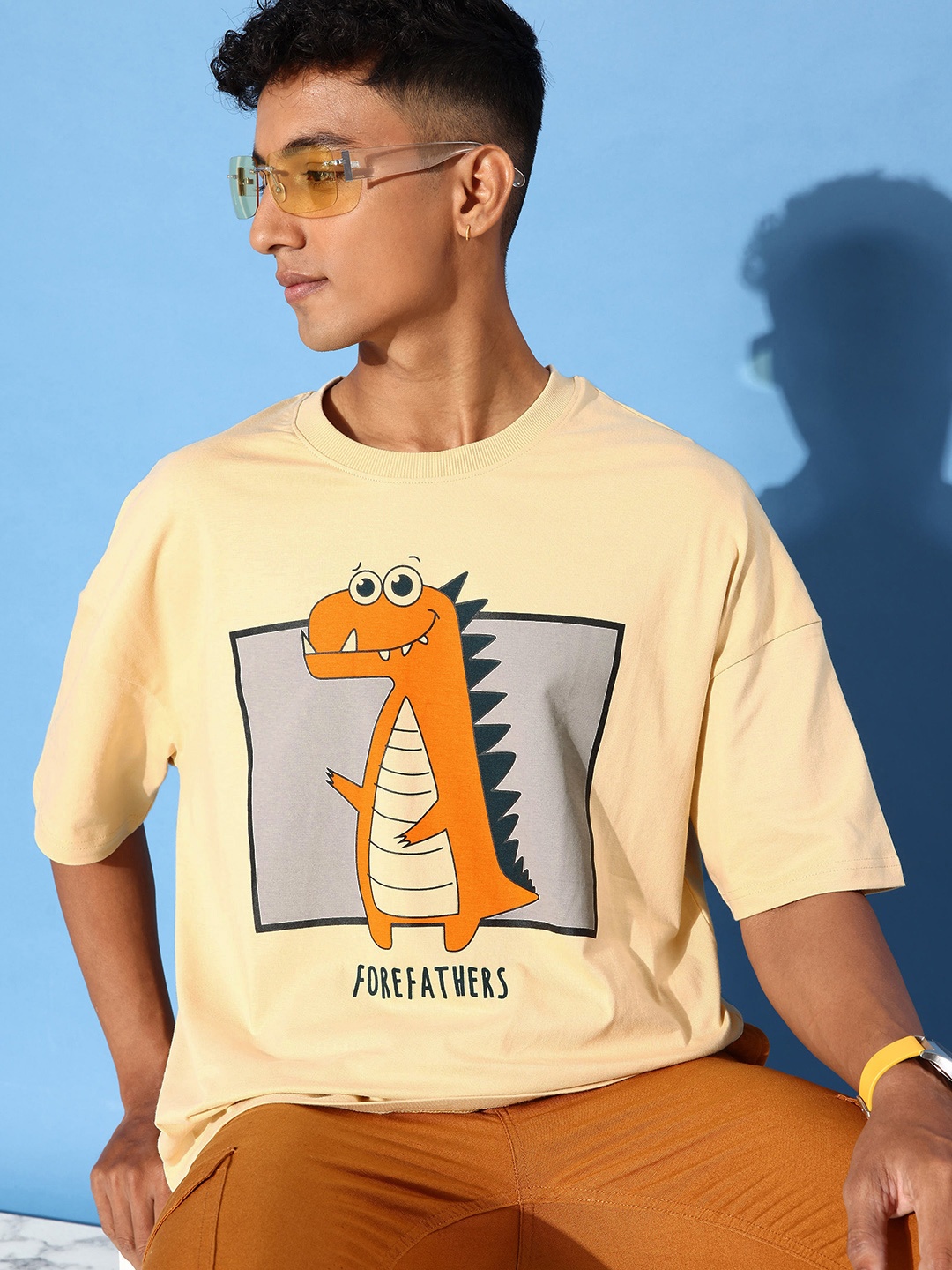 Stormborn Men Graphic Printed Drop-Shoulder Sleeves Oversized Pure Cotton T-shirt, Beige
Stormborn Men Graphic Printed Drop-Shoulder Sleeves Oversized Pure Cotton T-shirt, Beige
