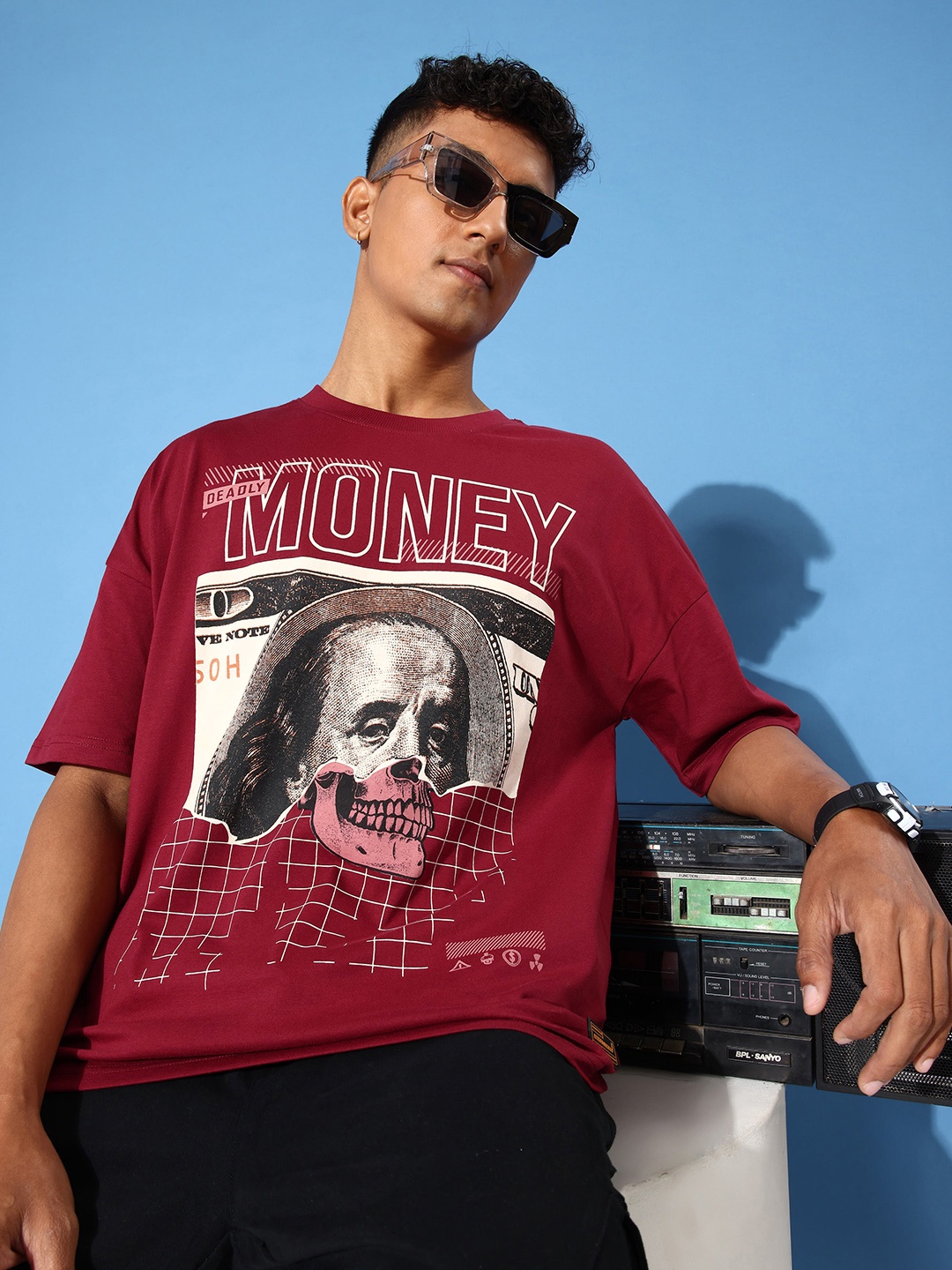 Stormborn Men Graphic Printed Drop-Shoulder Sleeves Oversized Pure Cotton T-shirt, Maroon
Stormborn Men Graphic Printed Drop-Shoulder Sleeves Oversized Pure Cotton T-shirt, Maroon
