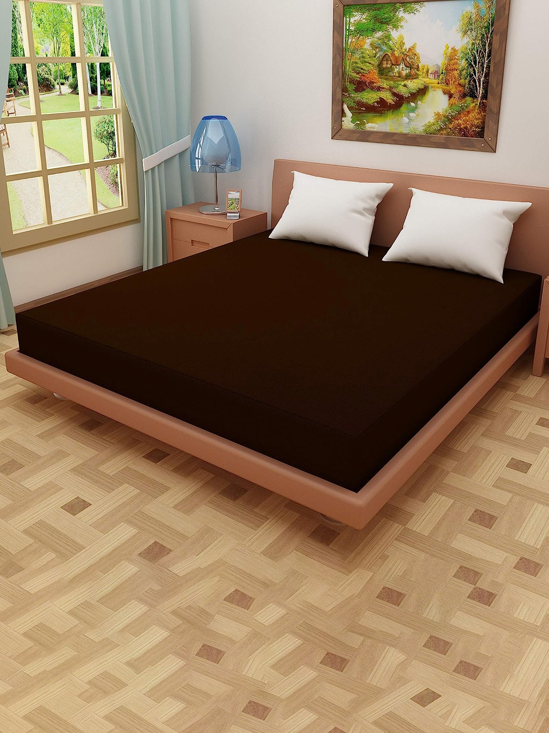 Adbeni Home Coffee Brown Terry Cortridge Cotton 200 GSM Waterproof Mattress Protector
Adbeni Home Coffee Brown Terry Cortridge Cotton 200 GSM Waterproof Mattress Protector