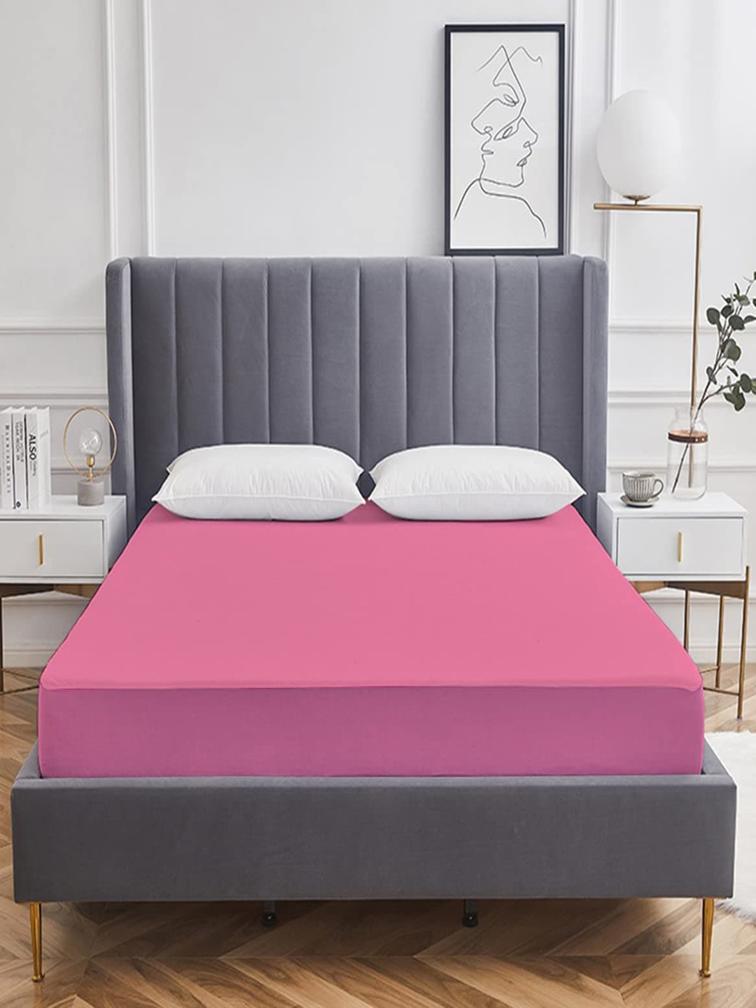 Adbeni Home Pink 200 GSM Waterproof Terry Cortridge Cotton King Size Mattress Protector
Adbeni Home Pink 200 GSM Waterproof Terry Cortridge Cotton King Size Mattress Protector