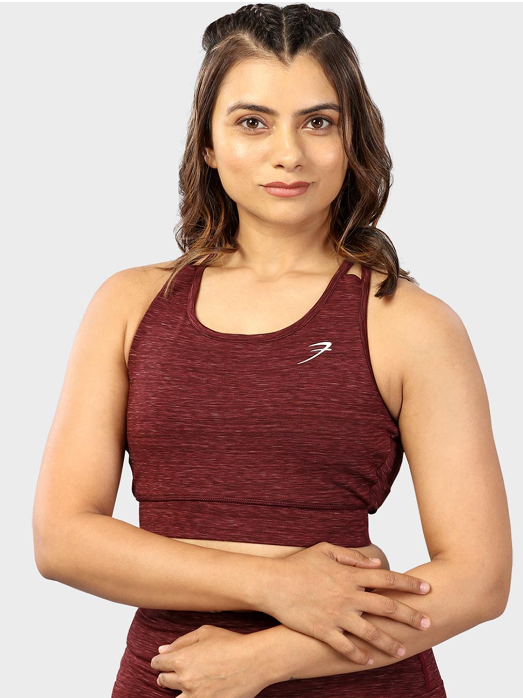 FUAARK Non-Wired Removable Padding Anti Odour Workout Bra With All Day Comfort, Maroon
FUAARK Non-Wired Removable Padding Anti Odour Workout Bra With All Day Comfort, Maroon