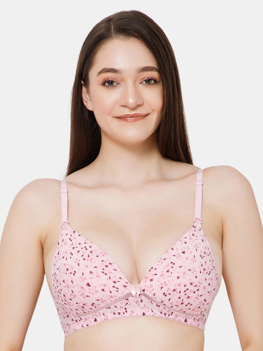 Lady Lyka Abstract Printed Medium Coverage Lightly Padded Bra With All Day Comfort, Pink
Lady Lyka Abstract Printed Medium Coverage Lightly Padded Bra With All Day Comfort, Pink