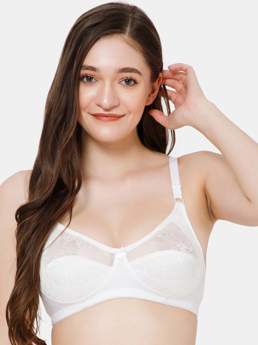 Lady Lyka Floral Sef Designed Medium Coverage Cotton T-Shirt Bra With All Day Comfort, White
Lady Lyka Floral Sef Designed Medium Coverage Cotton T-Shirt Bra With All Day Comfort, White