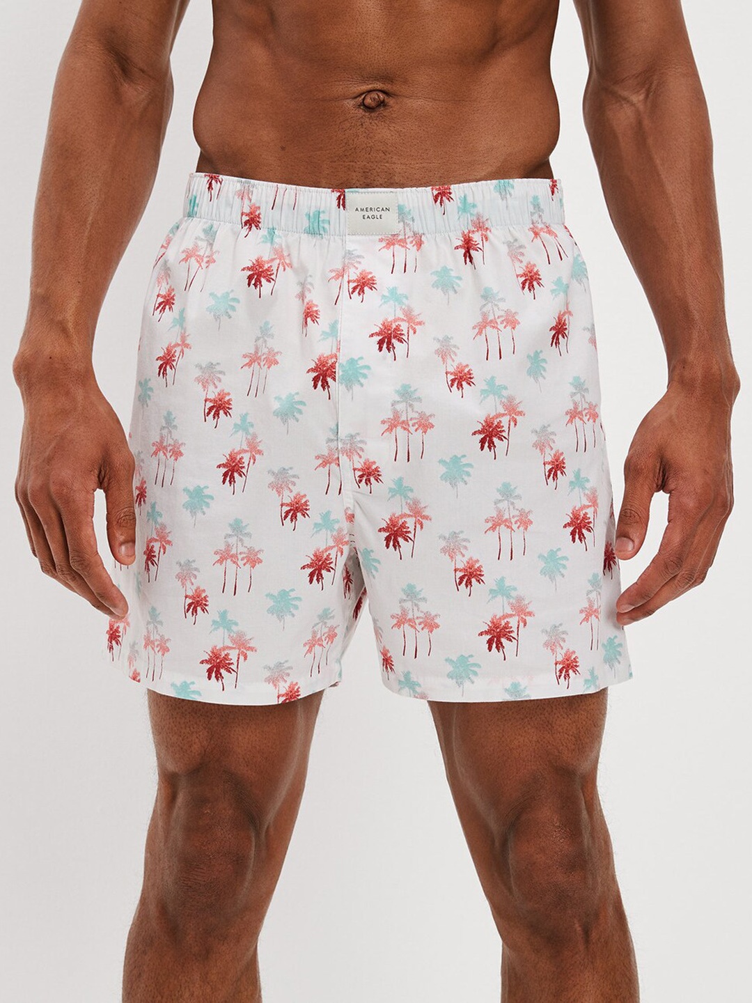 AMERICAN EAGLE OUTFITTERS Palms Printed Stretch Anti-Roll Boxers WES0230096100, White
AMERICAN EAGLE OUTFITTERS Palms Printed Stretch Anti-Roll Boxers WES0230096100, White