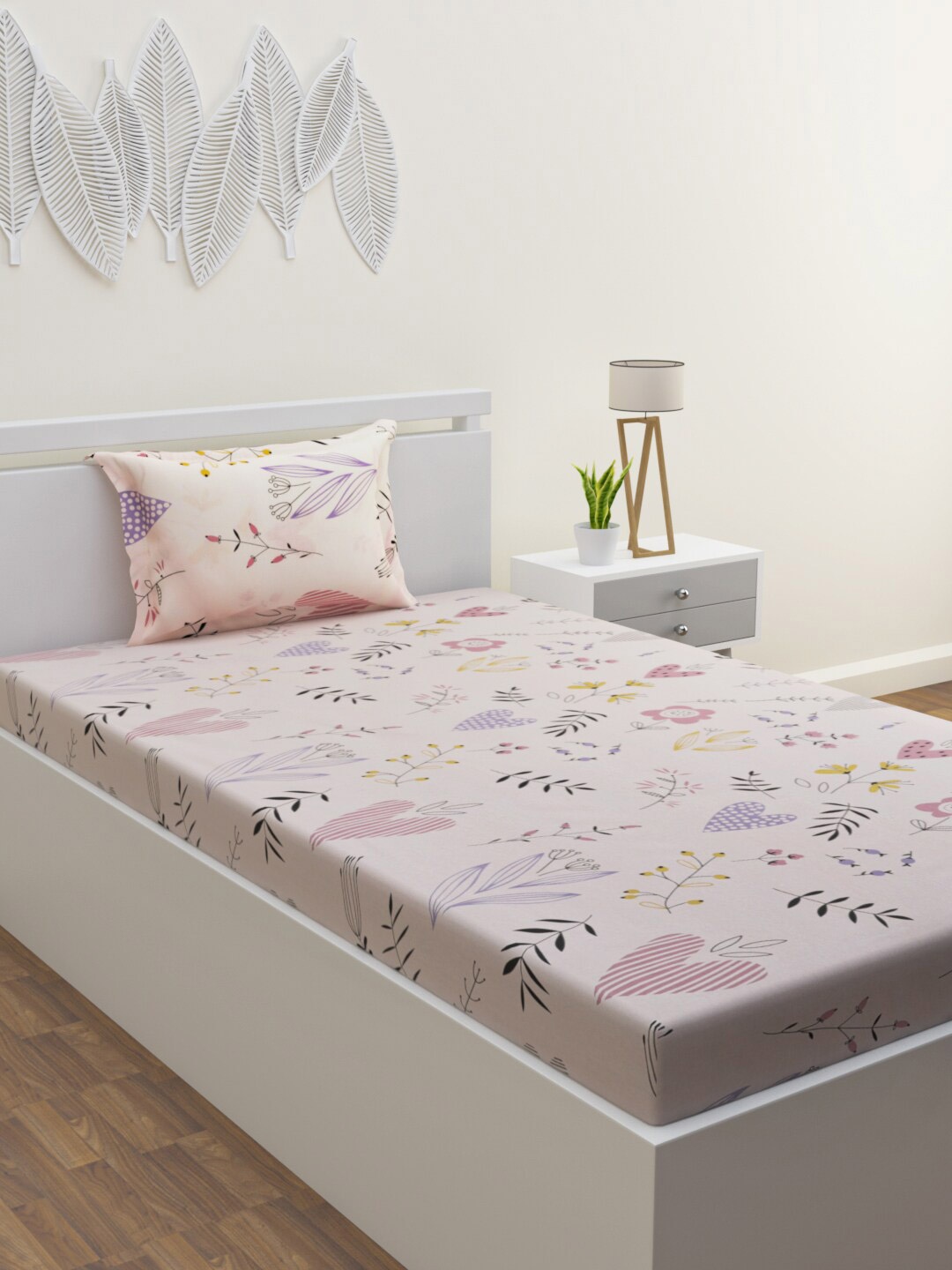 HOME AFFAIRS Kids Comic Collection Pure Cotton 144 TC Single Bedsheet with 1 Pillow Cover, Peach
HOME AFFAIRS Kids Comic Collection Pure Cotton 144 TC Single Bedsheet with 1 Pillow Cover, Peach