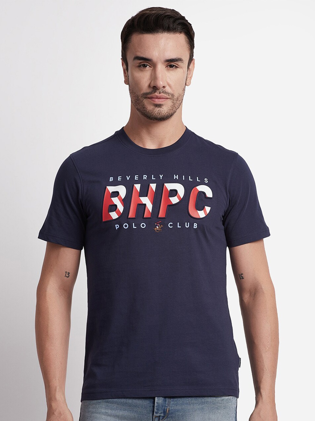 Beverly Hills Polo Club Typography Printed Pure Cotton Round Neck T-shirt, Navy blue
Beverly Hills Polo Club Typography Printed Pure Cotton Round Neck T-shirt, Navy blue