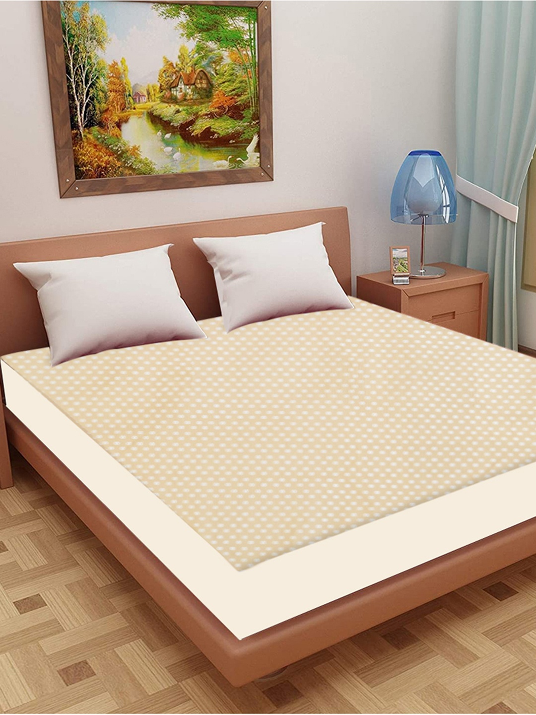 Adbeni Home Beige Self Design 200 GSM Jacquard Cotton Smooth Mattress Protector, Gold
Adbeni Home Beige Self Design 200 GSM Jacquard Cotton Smooth Mattress Protector, Gold