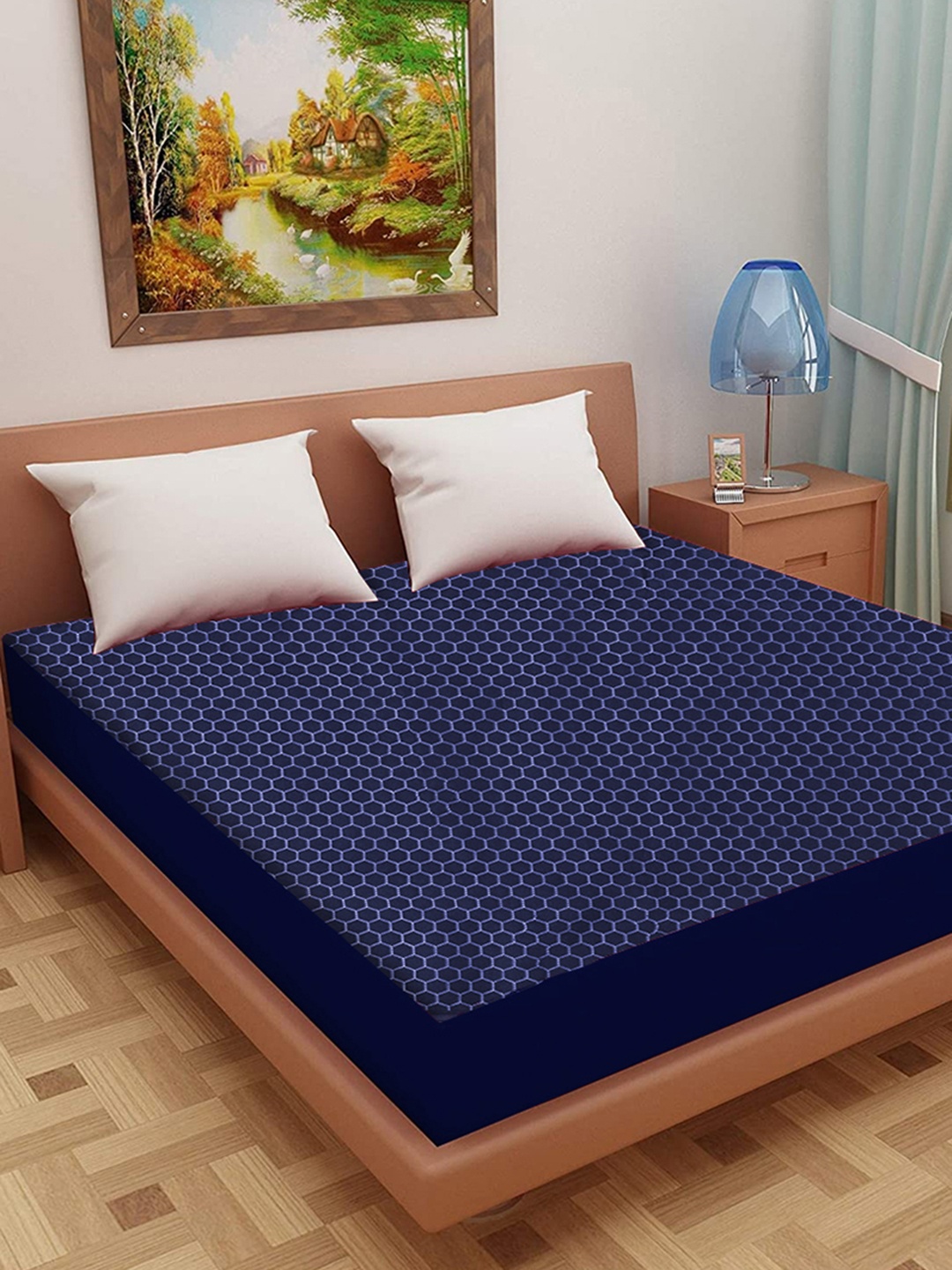 Adbeni Home Blue Self Design 200 GSM Jacquard Cotton Smooth Queen Size Mattress Protector
Adbeni Home Blue Self Design 200 GSM Jacquard Cotton Smooth Queen Size Mattress Protector