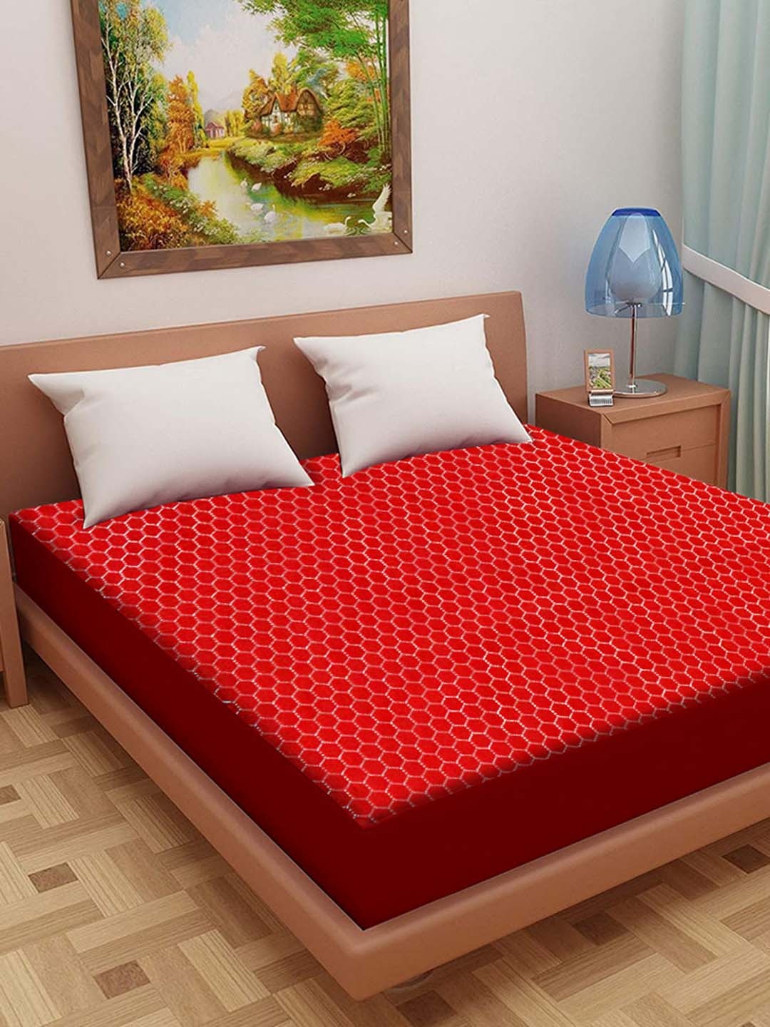 Adbeni Maroon Self Design 200 GSM Jacquard Cotton Smooth Waterproof Mattress Protector
Adbeni Maroon Self Design 200 GSM Jacquard Cotton Smooth Waterproof Mattress Protector