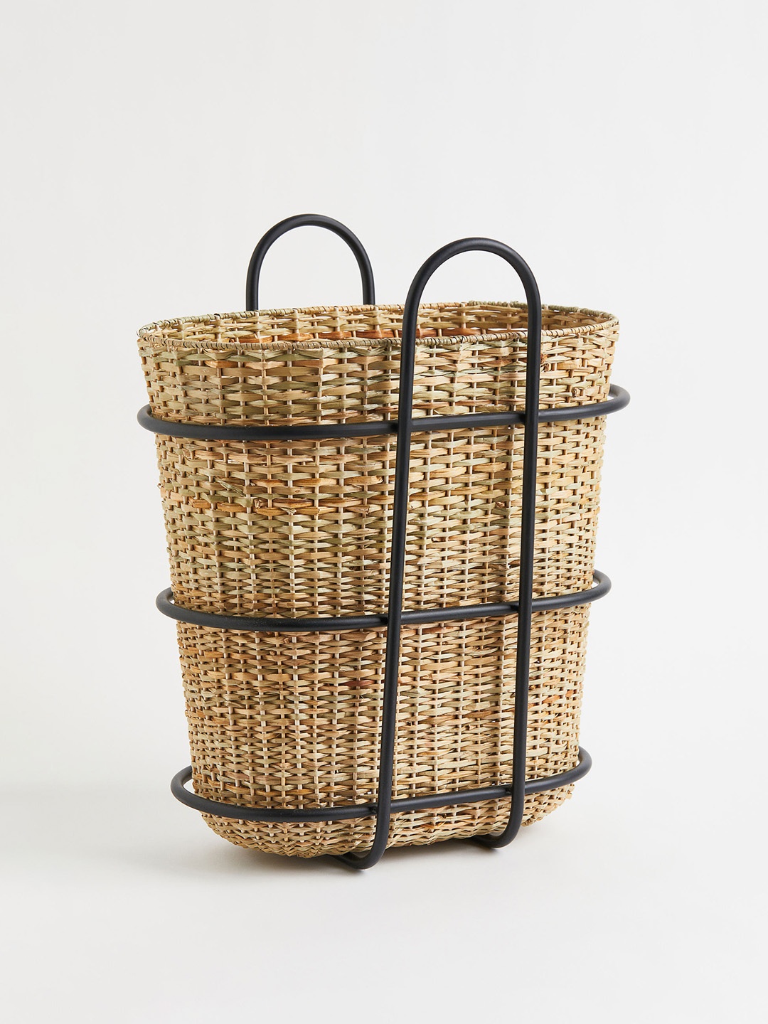 H&M Beige Braided Storage Basket