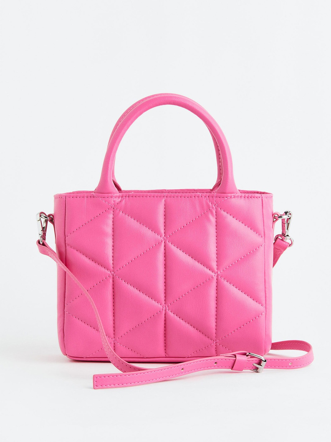 H&M Quilted Handbag, Pink