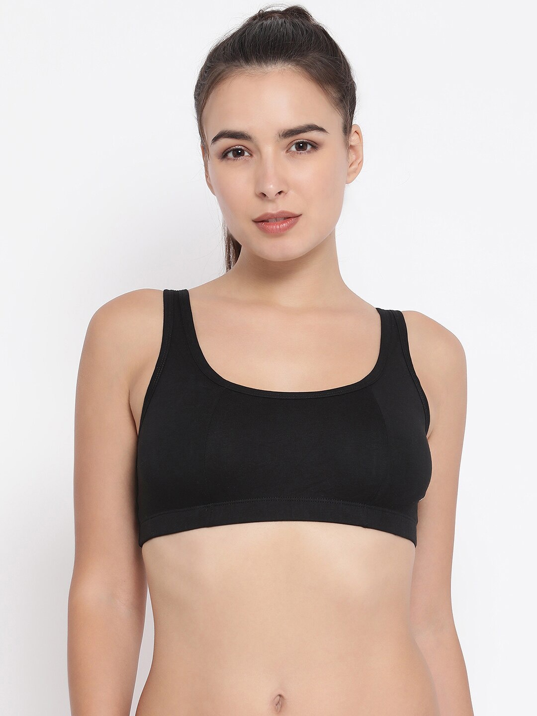 Macrowoman W-Series Full Coverage Non Padded Workout Sports Bra With All Day Comfort, Black
Macrowoman W-Series Full Coverage Non Padded Workout Sports Bra With All Day Comfort, Black